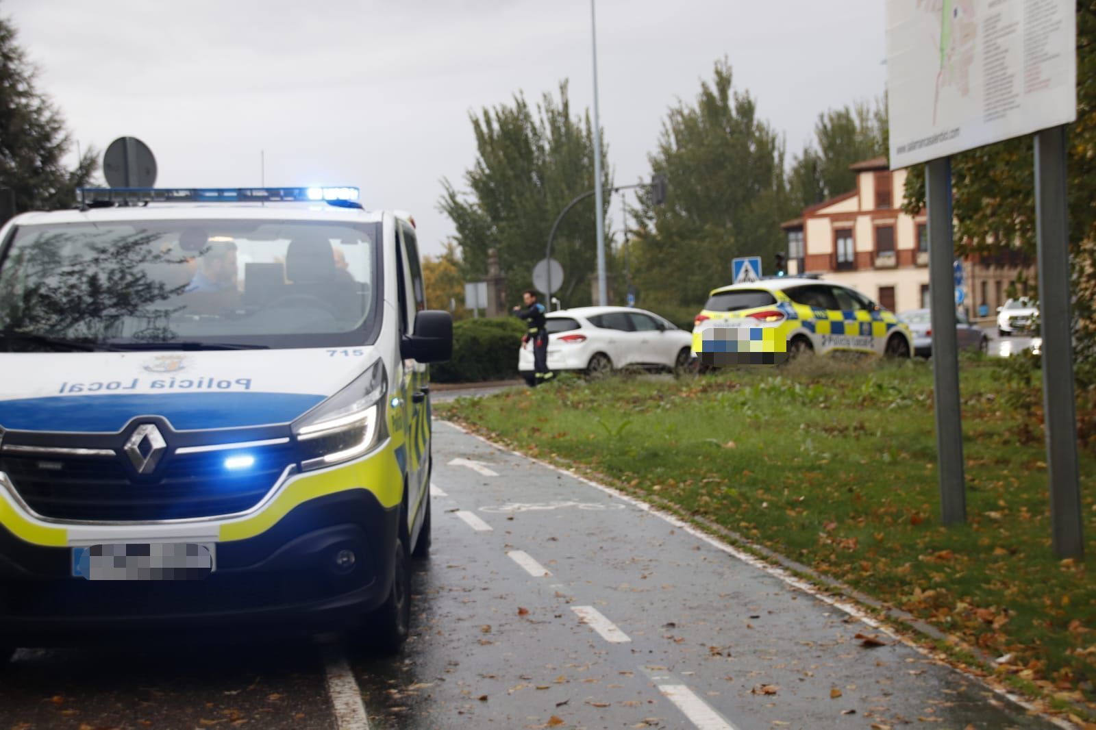 Accidente en Avenida Padre Ignacio Ellacuria. Foto de archivo