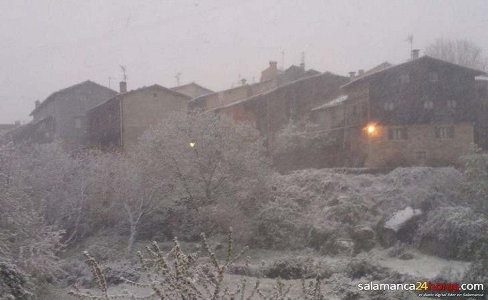 Nieve en las Sierras de Béjar y Francia