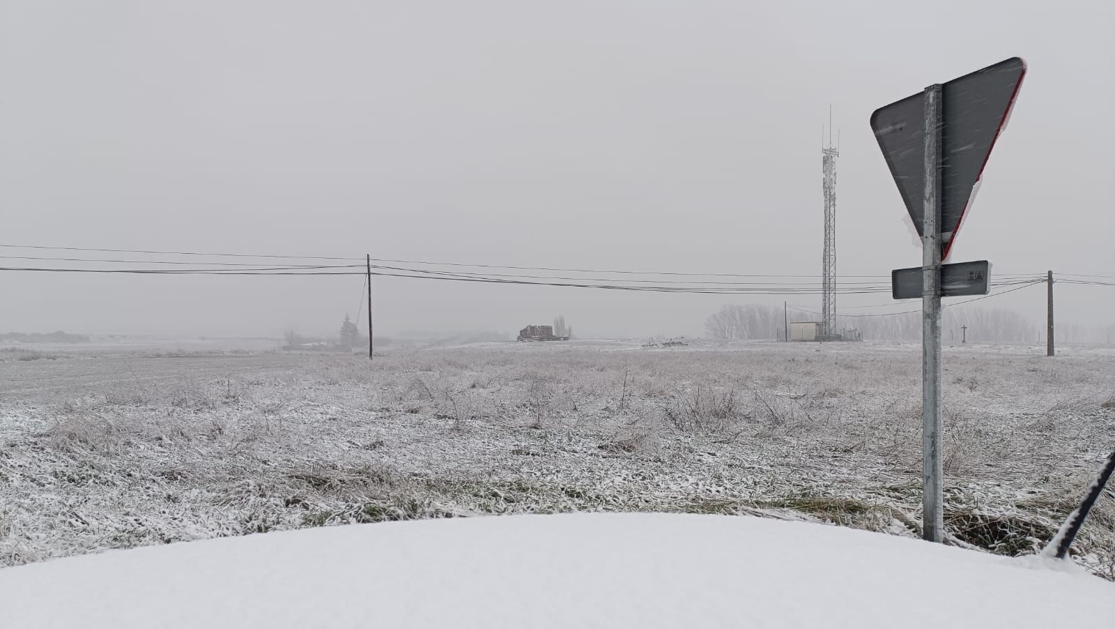 Nieve en Cantaracillo tras la 'Borrasca Juan'