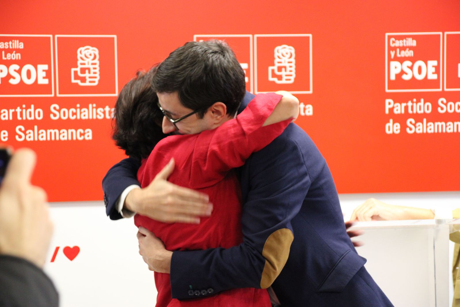 GALERÍA | Debate ante la militancia de José Luis Mateos y Soledad Murillo