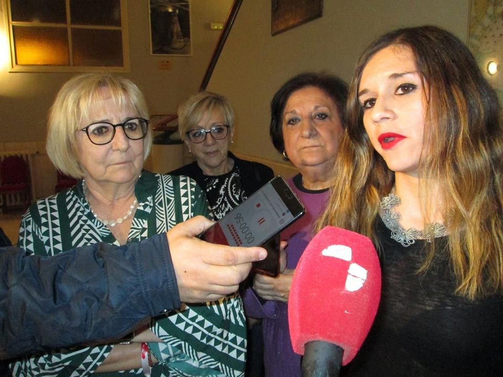 PSOE Zamora. Beatriz García, Macu Hernándezl, Marian López e Inmaculada García R. Memoria Histórica 2019