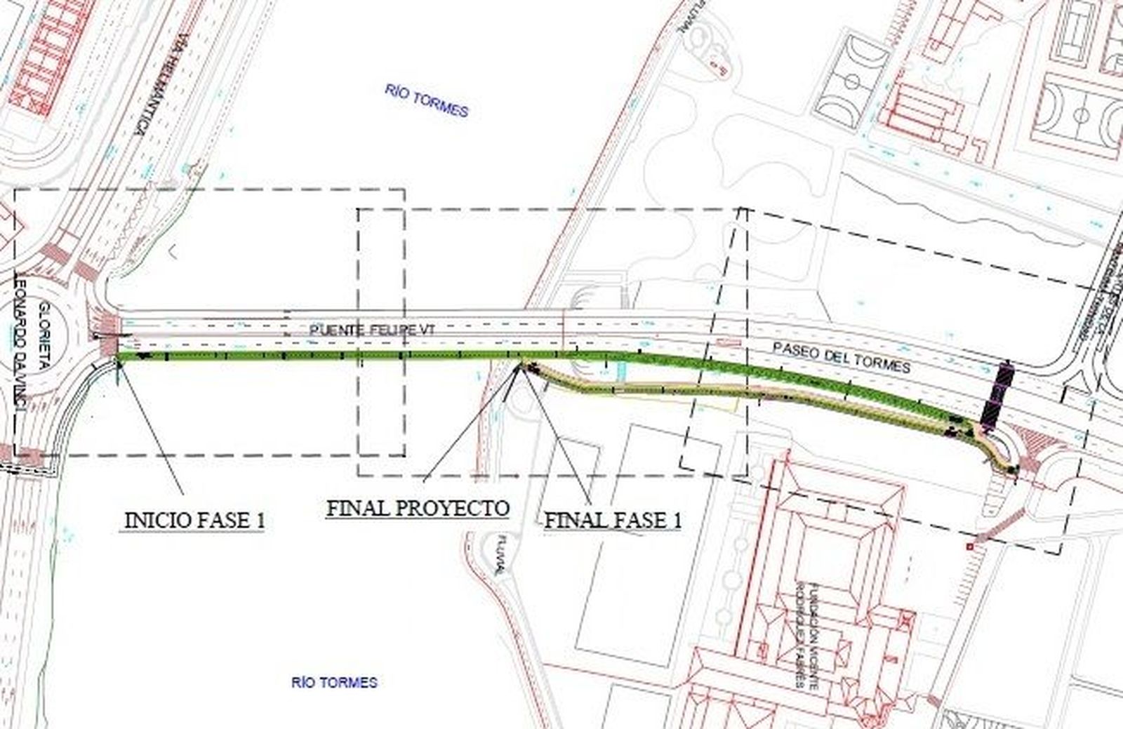 Proyecto carril bici Felipe VI