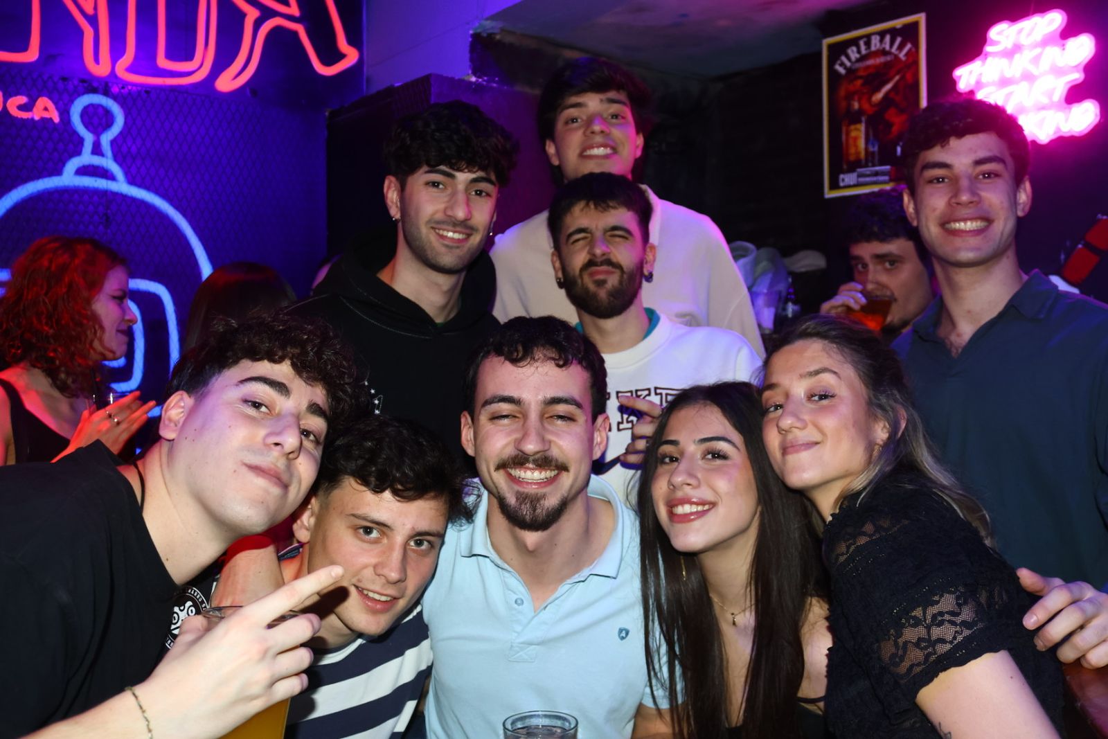 Salamanca de noche, jueves 19 de febrero