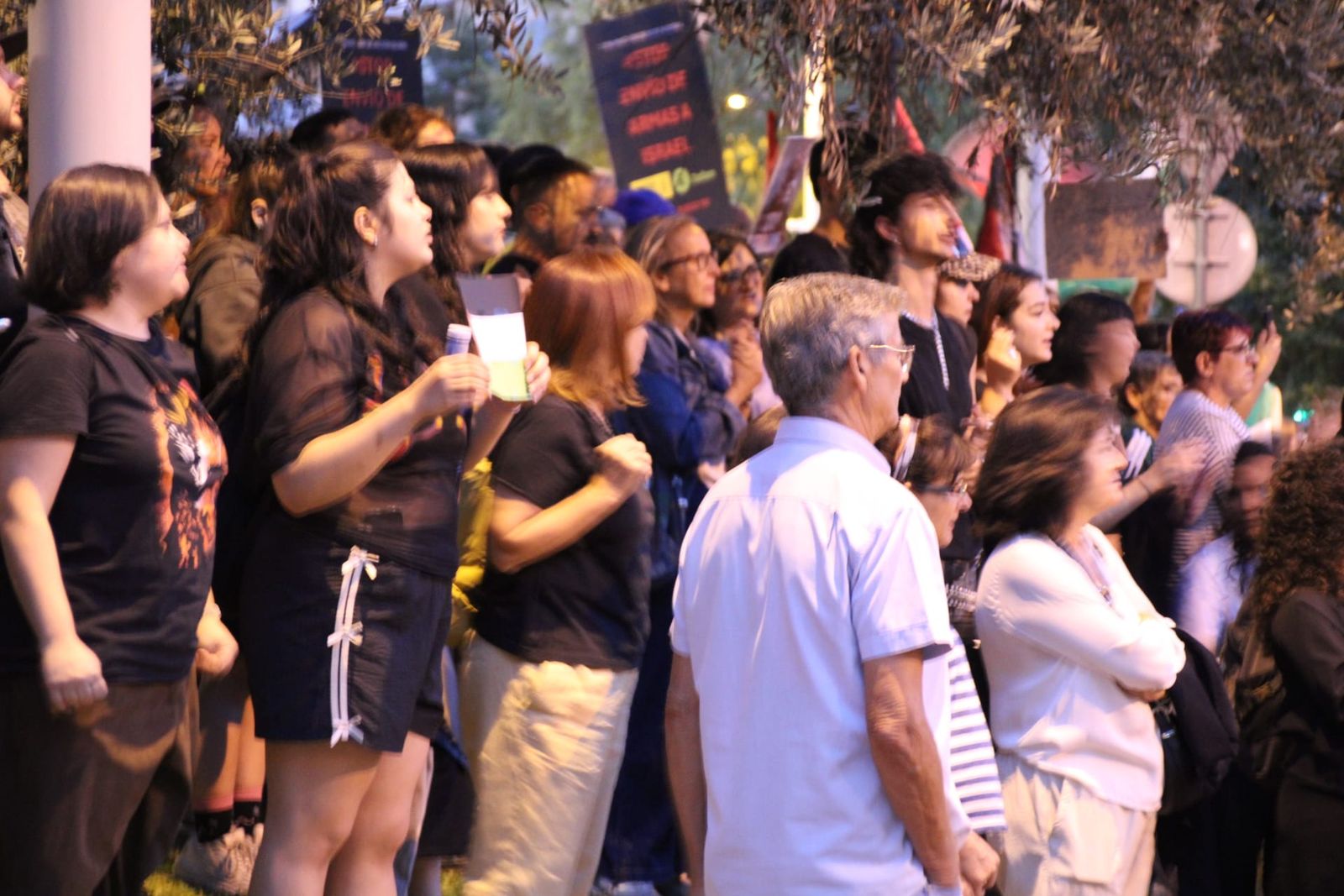 Medio millar de personas se manifiestan en Salamanca en apoyo a Palestina y la flotilla