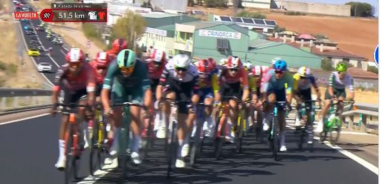 Captura de la etapa 19 de La Vuelta