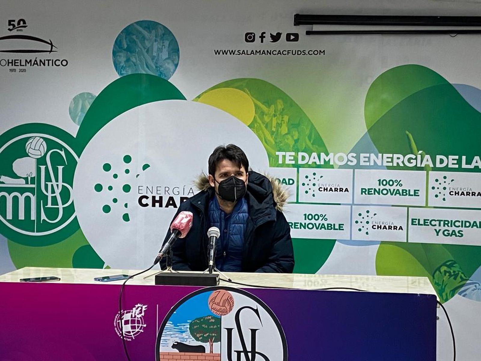 Lolo Escobar, durante una rueda de prensa.