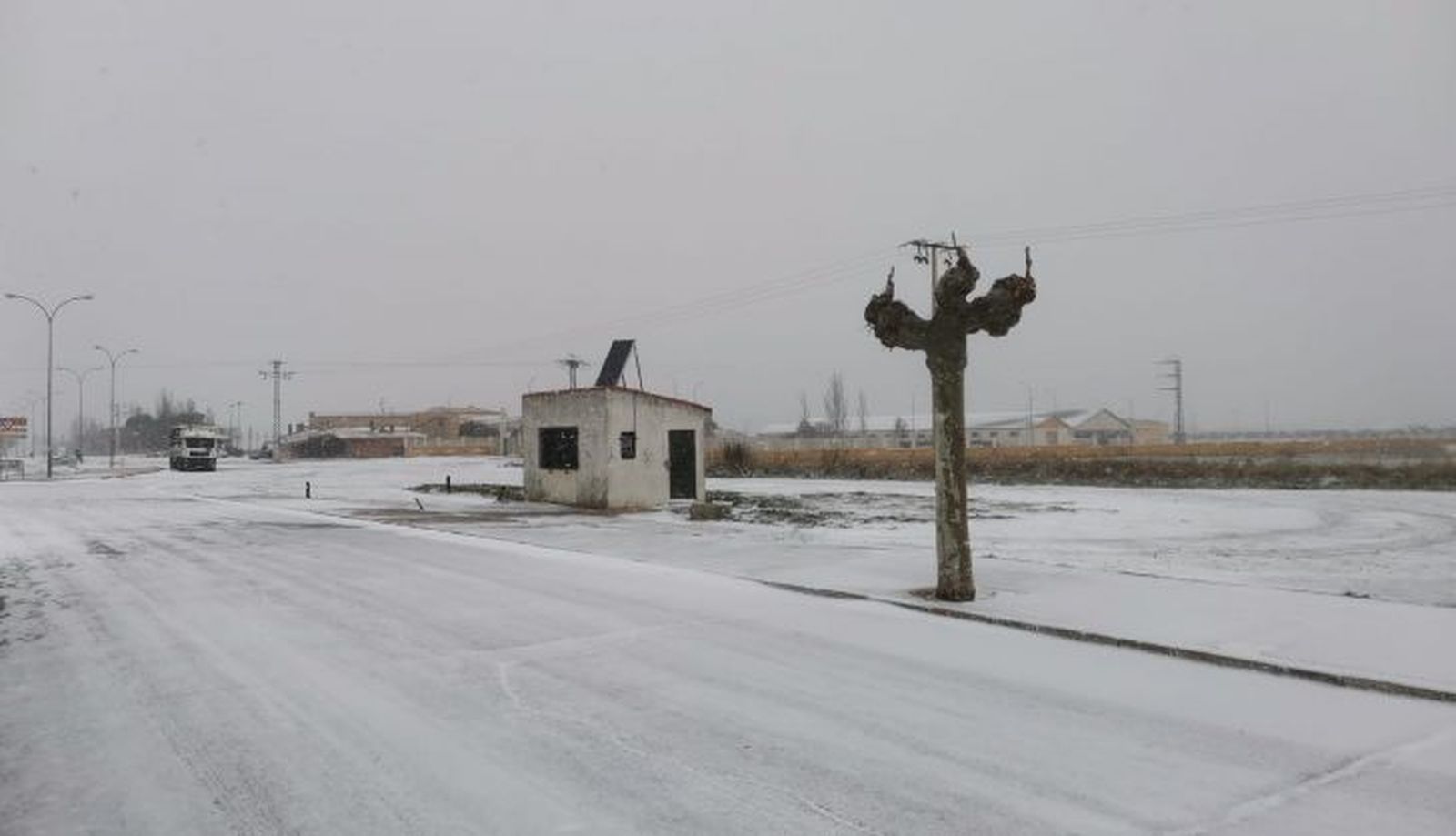 Nieve en Peñaranda de Bracamonte
