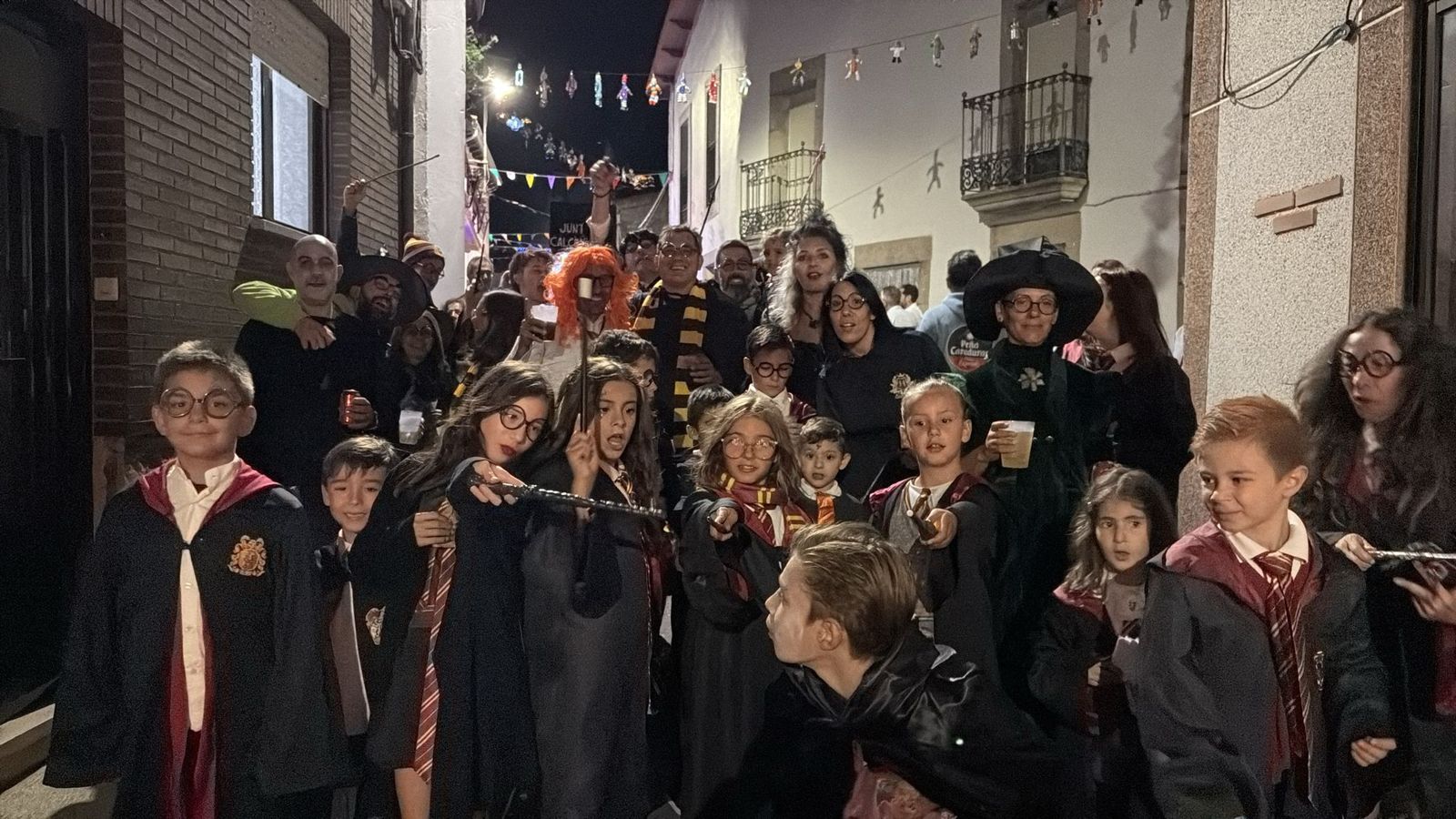 Desfile de carrozas en Pereña