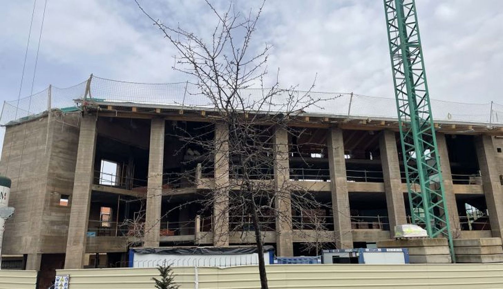 Obras del centro cultural en Carbajosa de la sagrada