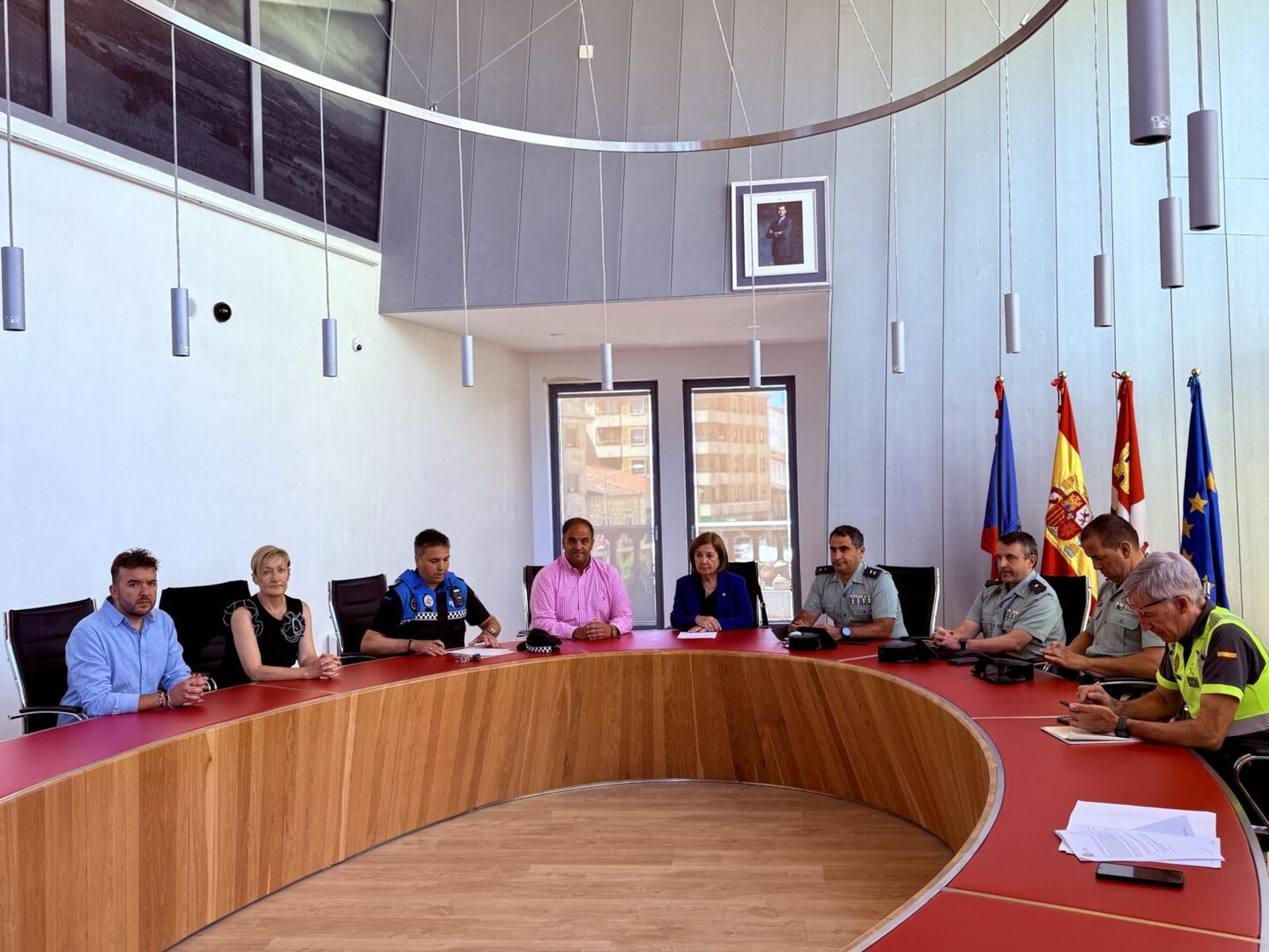 Reunión de seguridad con la Subdelegada del Gobierno