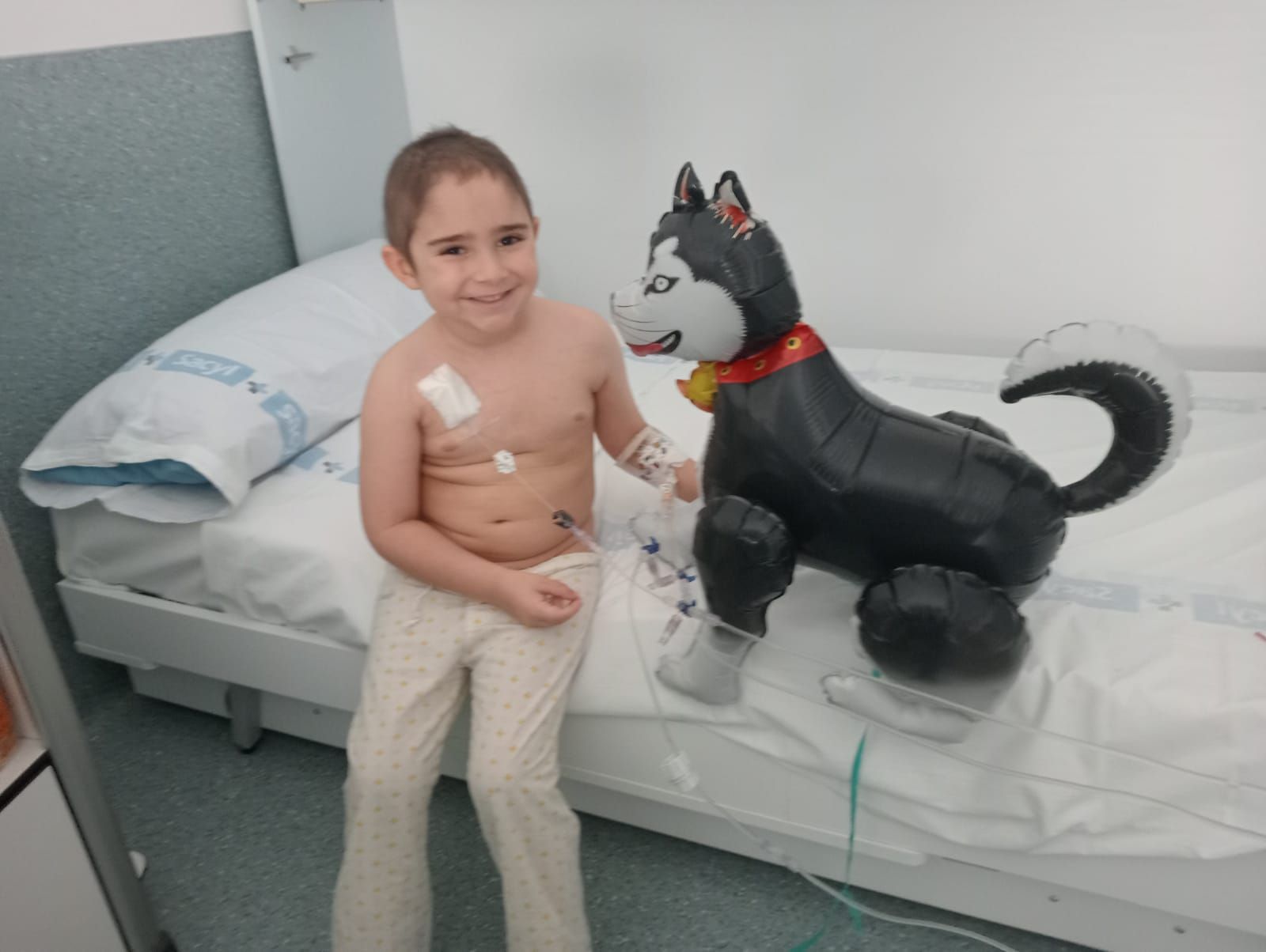 Alberto en el Hospital de Salamanca