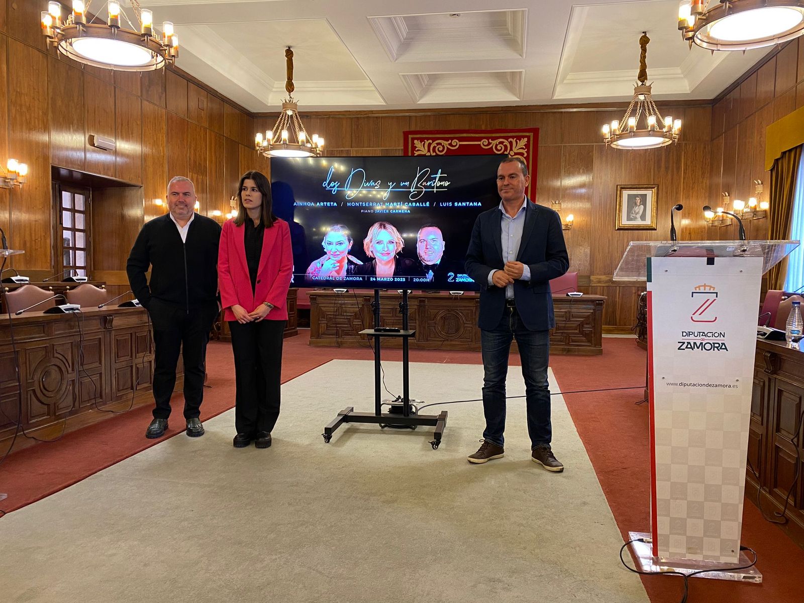 Presentación del concierto a favor de Cáritas