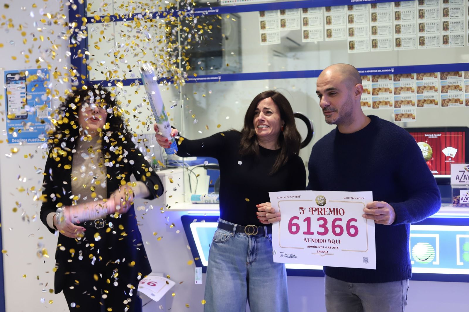 GALERÍA | Así se está viviendo a Lotería de Navidad 2025 en Zamora