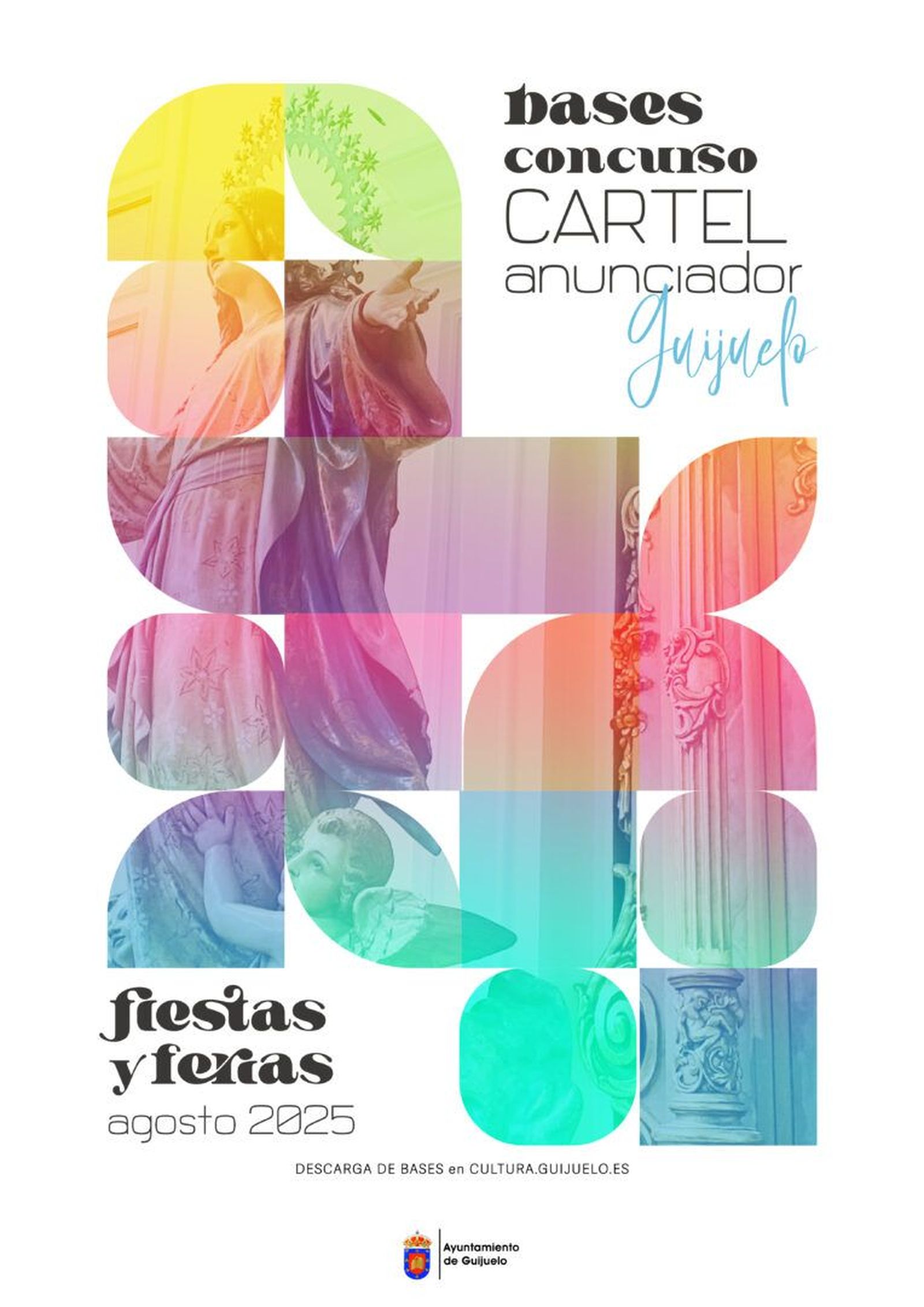CARTEL BASES CONCURSO ANUNCIADOR CARTEL FERIAES Y FIESTAS AGOSTO 2025 GUIJUELO