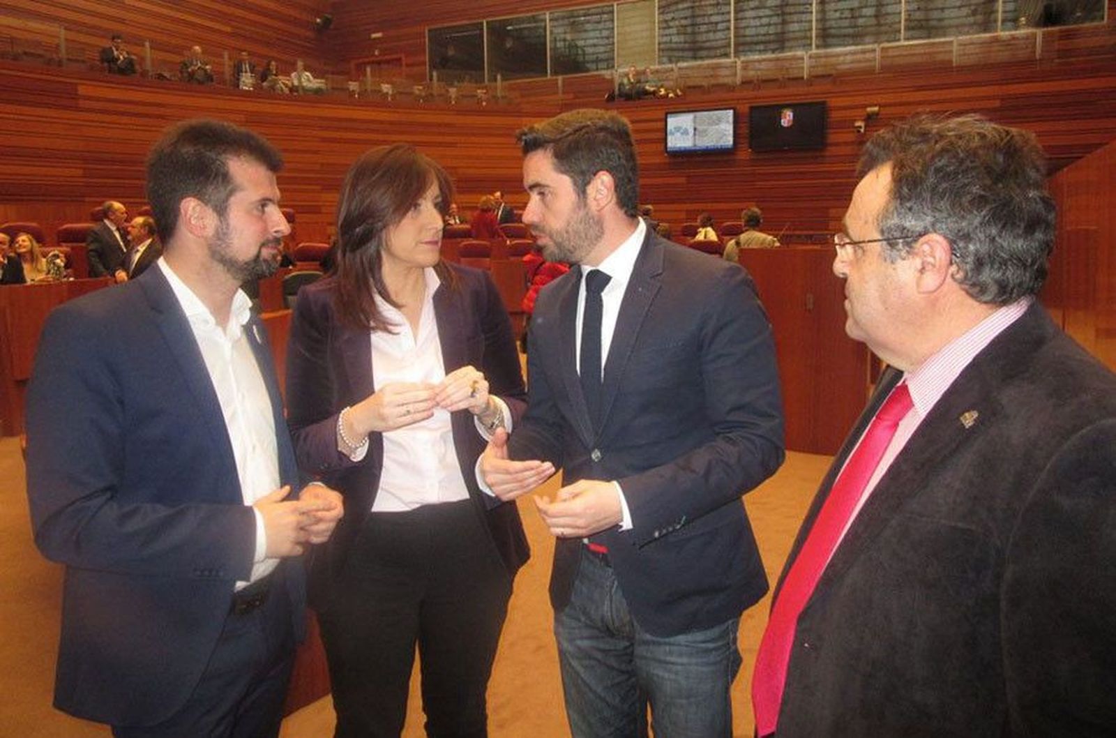 PSOE Cortes Cy Tudanca Sánchez Fágundez y Martín Benito