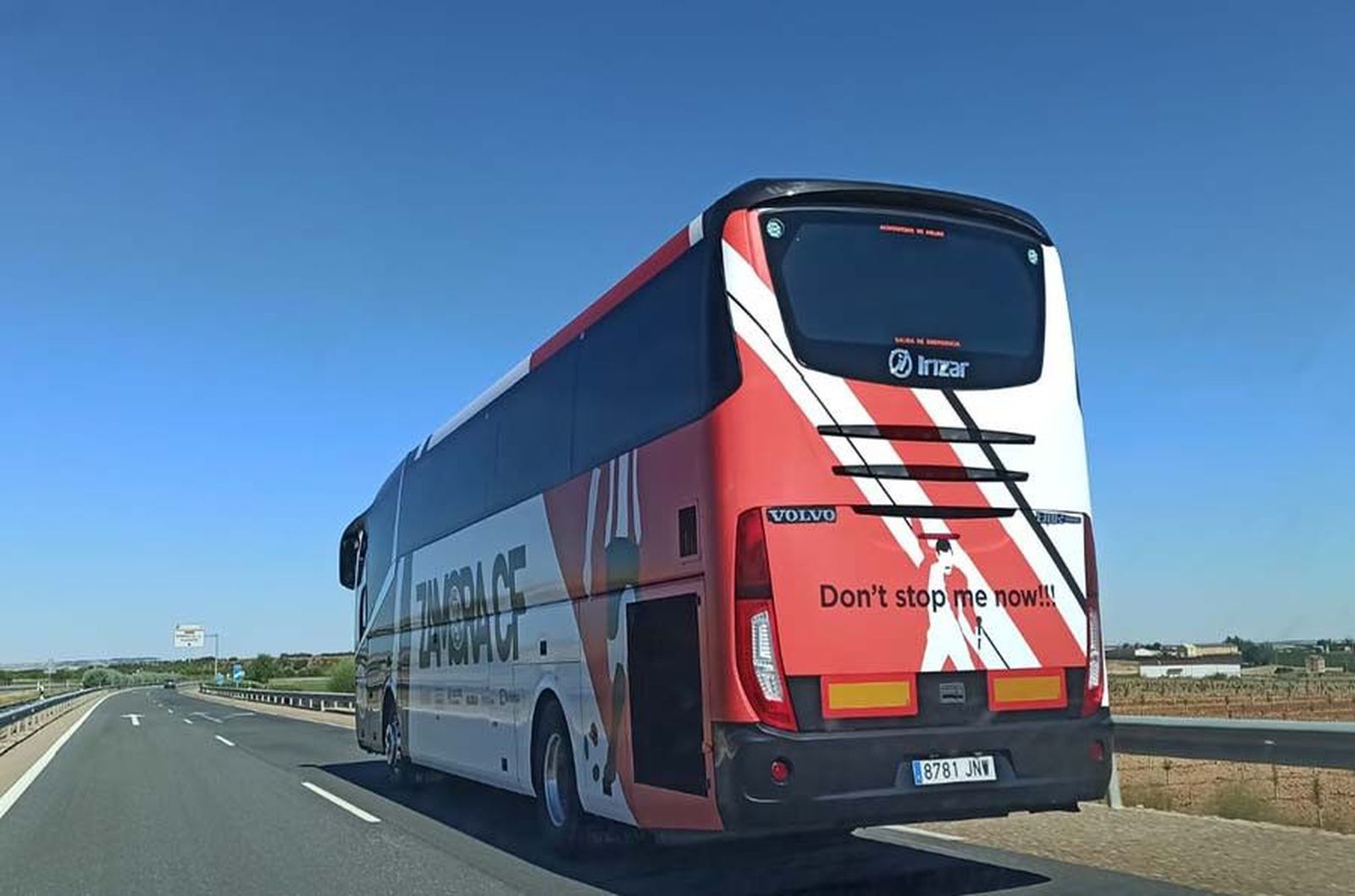 Autobús Zamora CF. Archivo