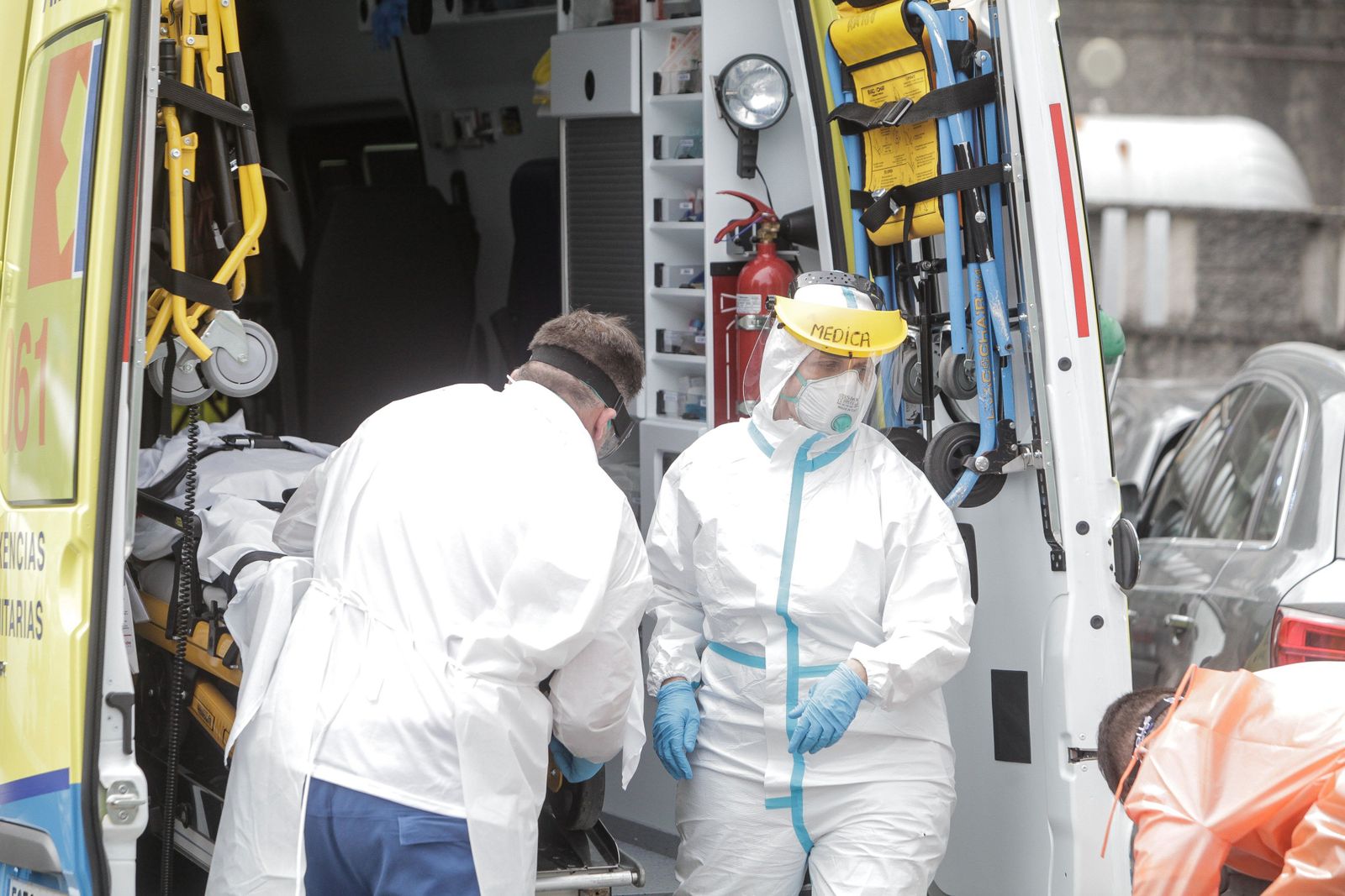 Fuenlabrada jugador ambulancia coronavirus europa press