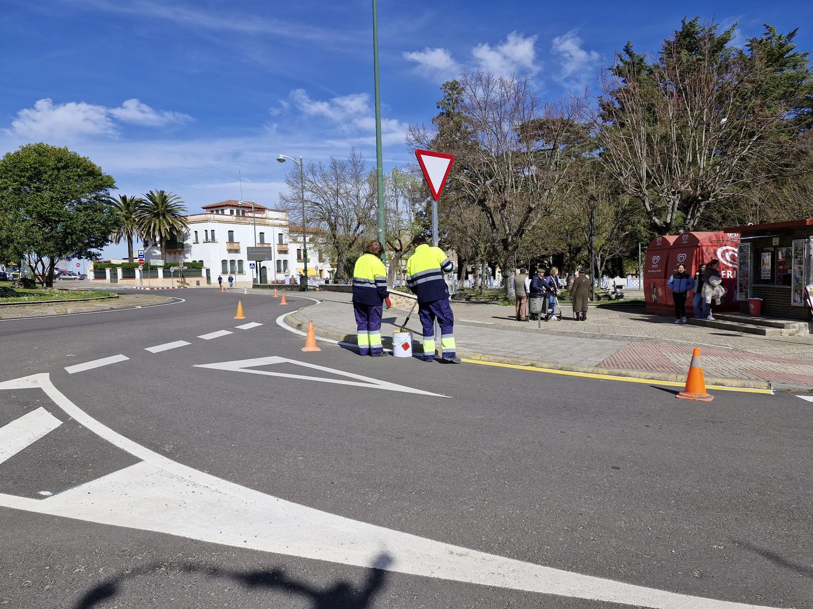 Pintura señalización calles Ciudad Rodrigo