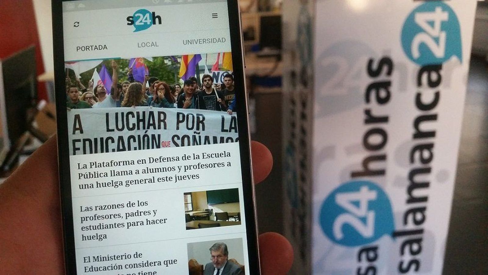 La nueva aplicación de SALAMANCA24HORAS, ya disponible para teléfonos móviles iPhone