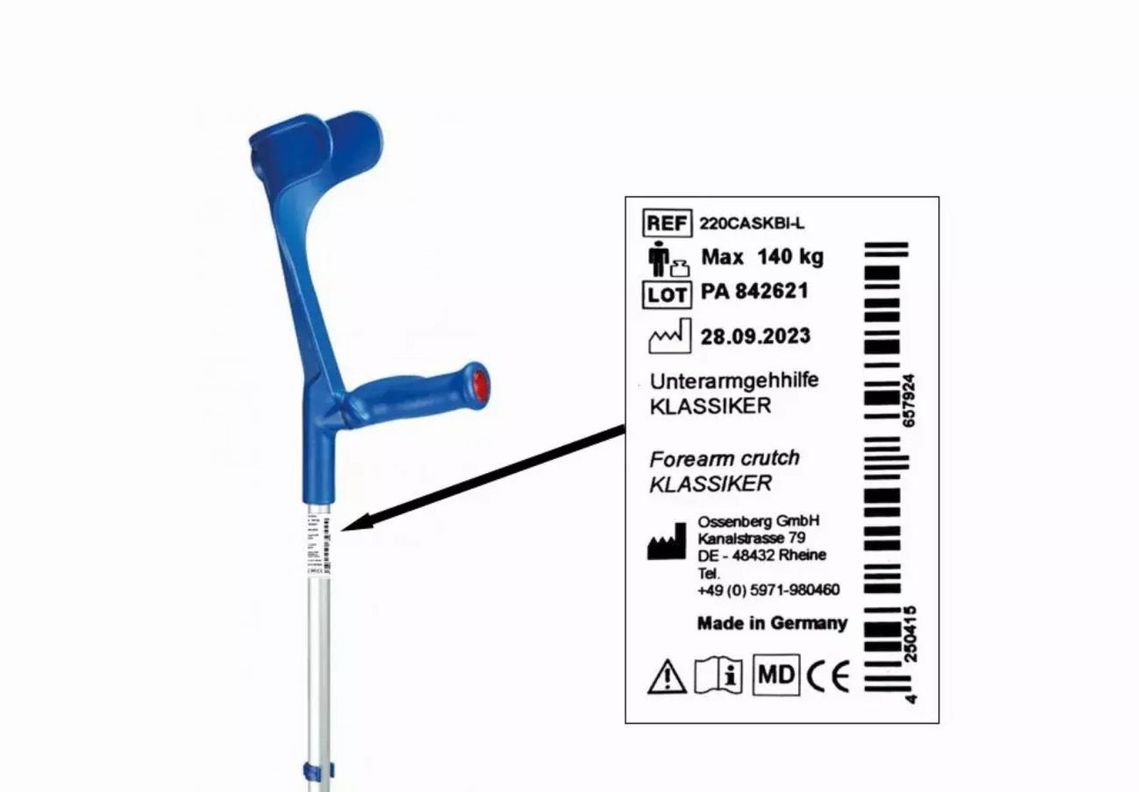 El producto en cuestión