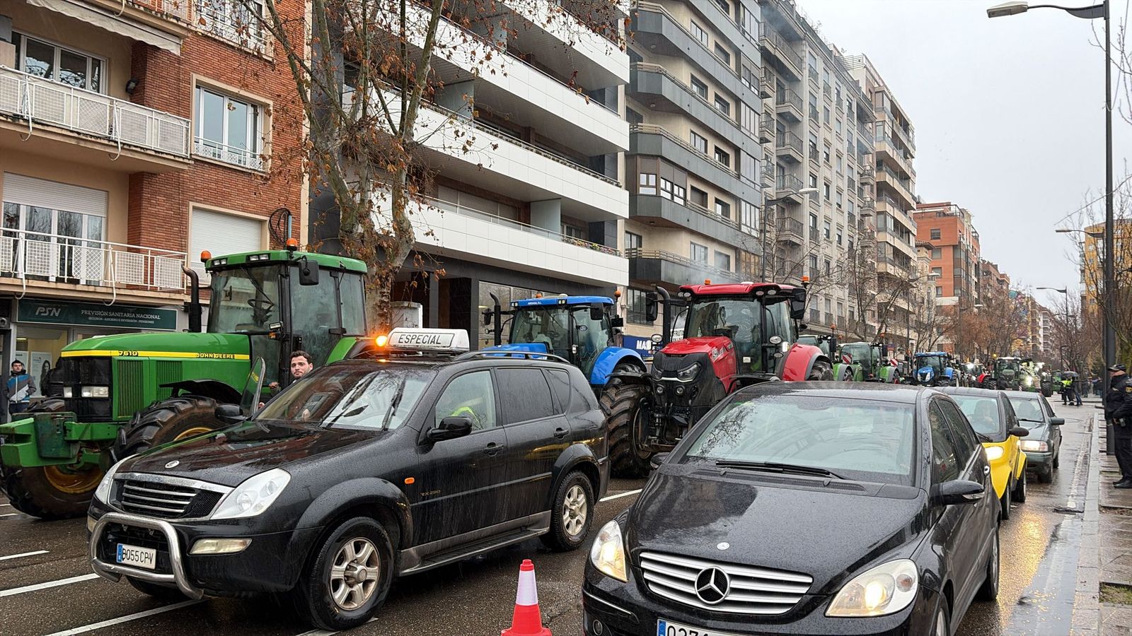 GALERÍA | Protestas en el campo zamorano: tractorada en Zamora este jueves