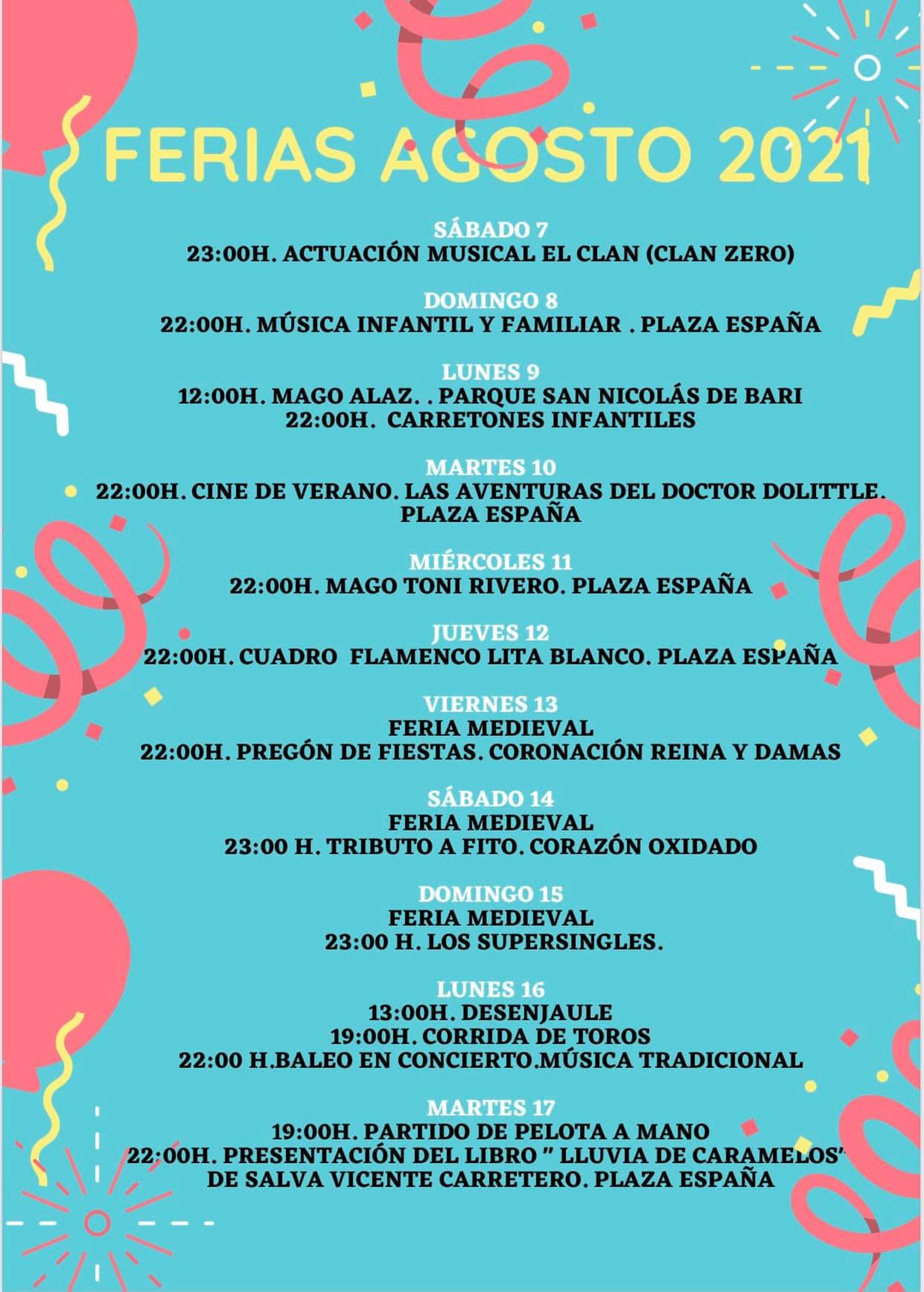 Fiestas Vitigudino 2021