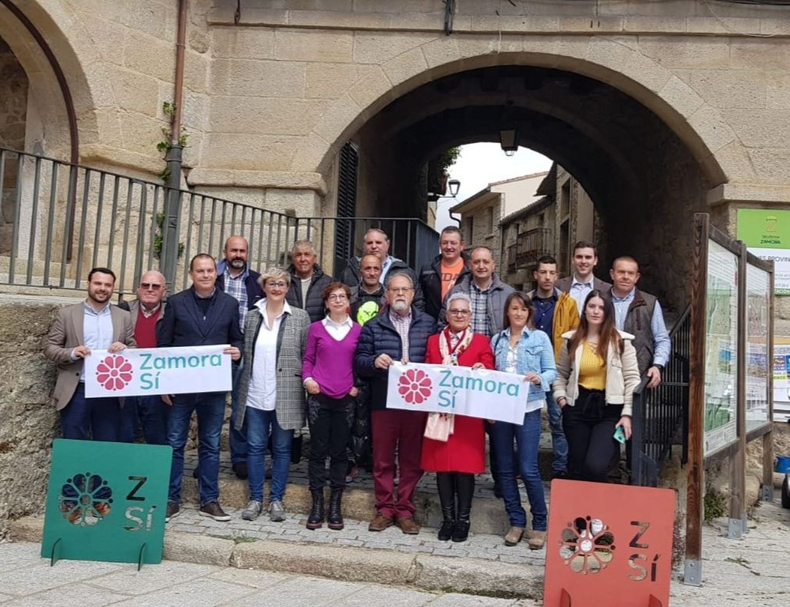 Presentación de la candidatura de Zamora Sí en Fermoselle