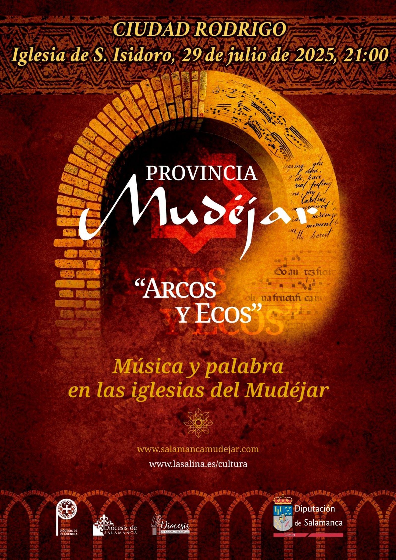 Cartel Provincia Mudejar Arcos y Ecos