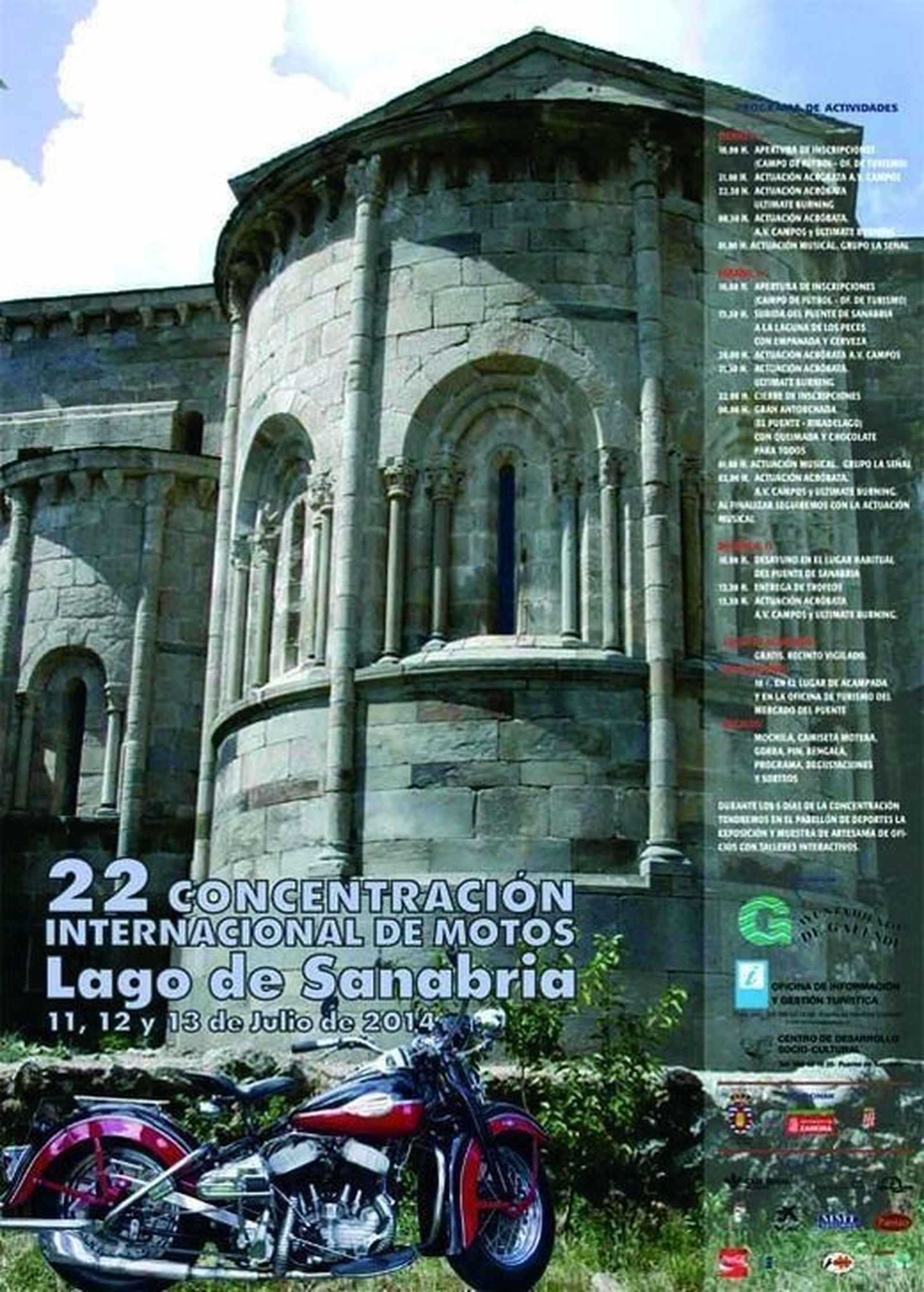 Sanabria acoge desde hoy a miles de moteros en la XXII Concentración Internacional de Motos