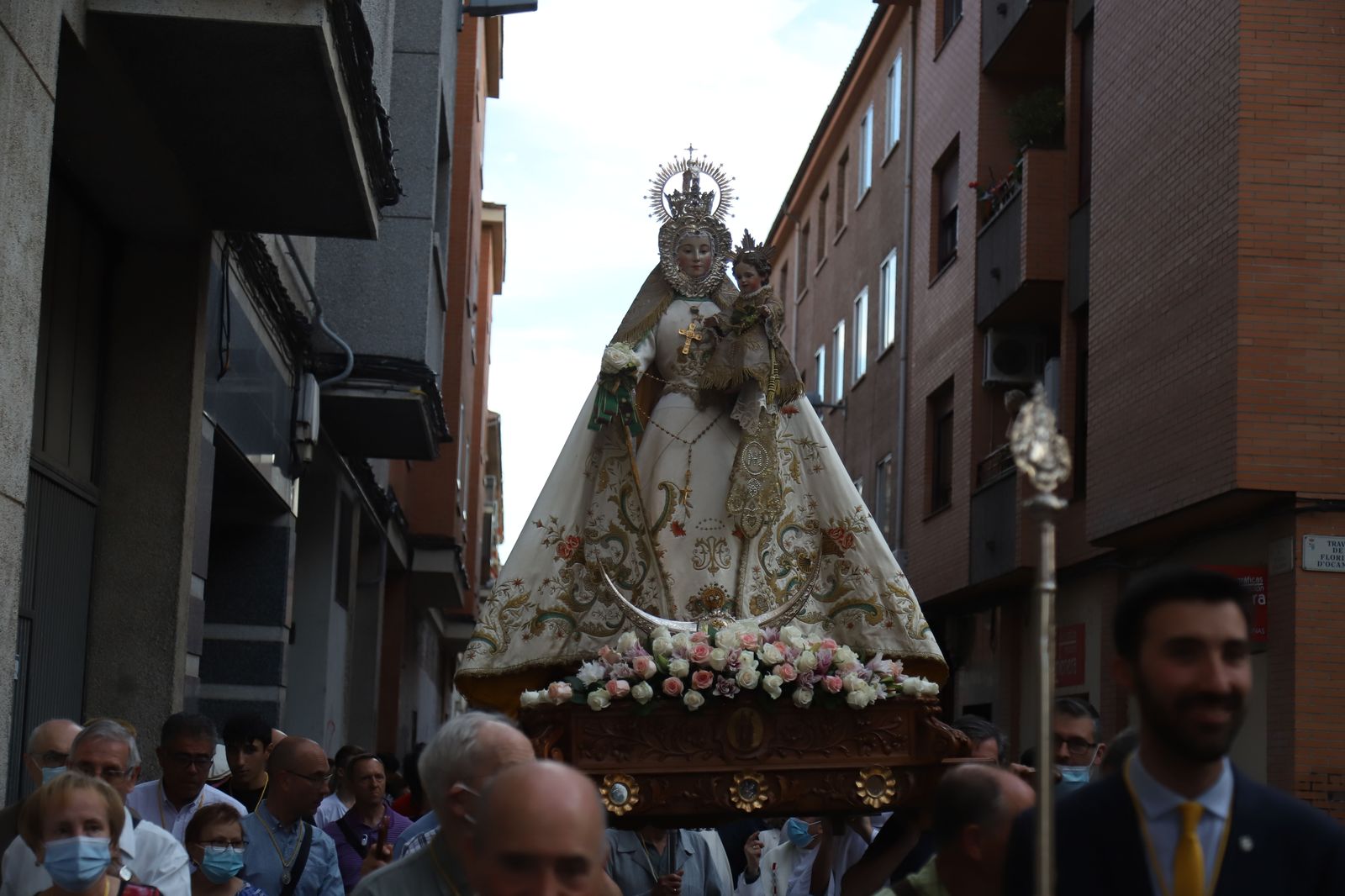 La Virgen del Yermo recorre  las calles de Zamora.Archivo