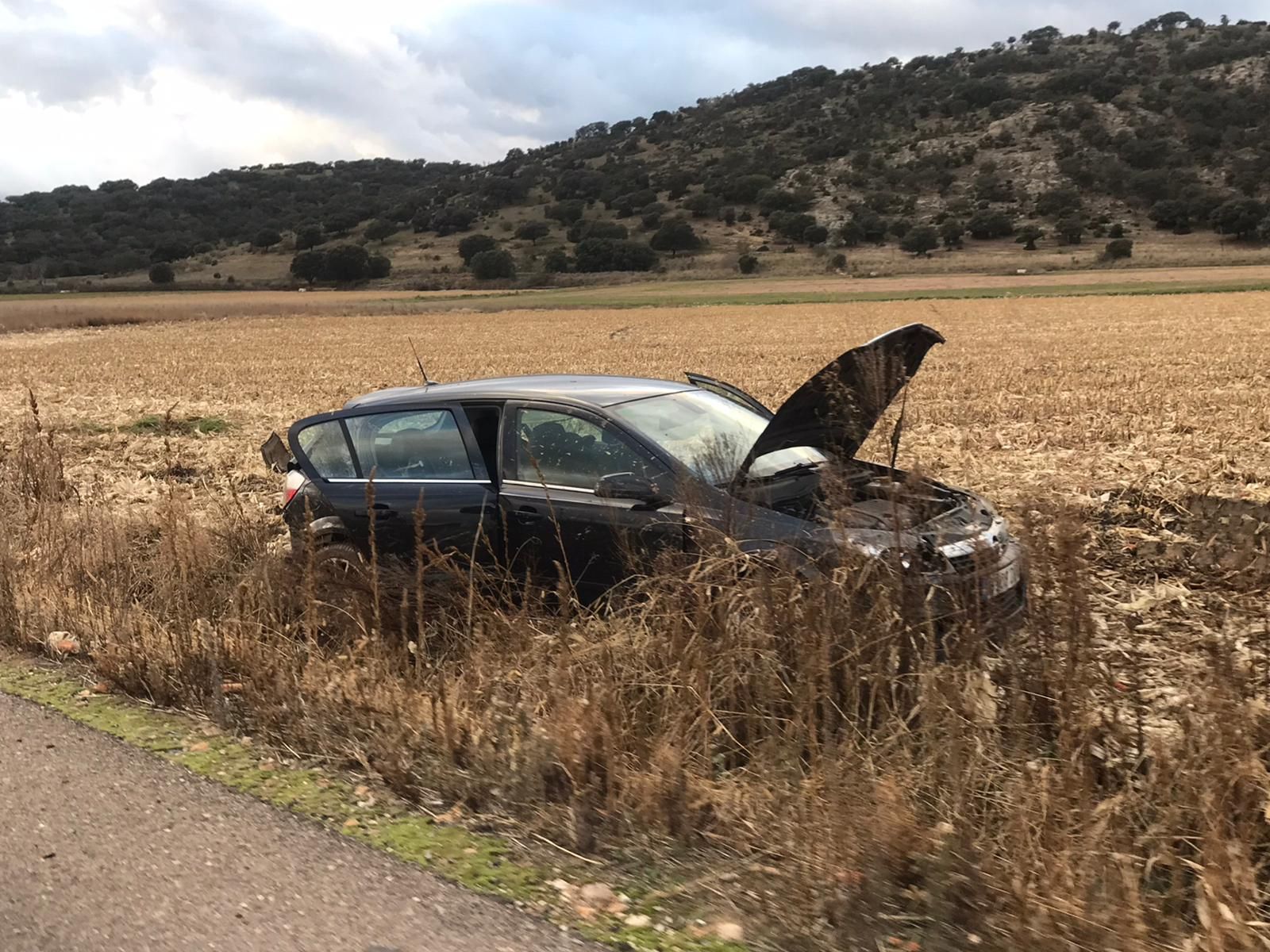 Accidente en Torrejón de Alba | Foto; S24H