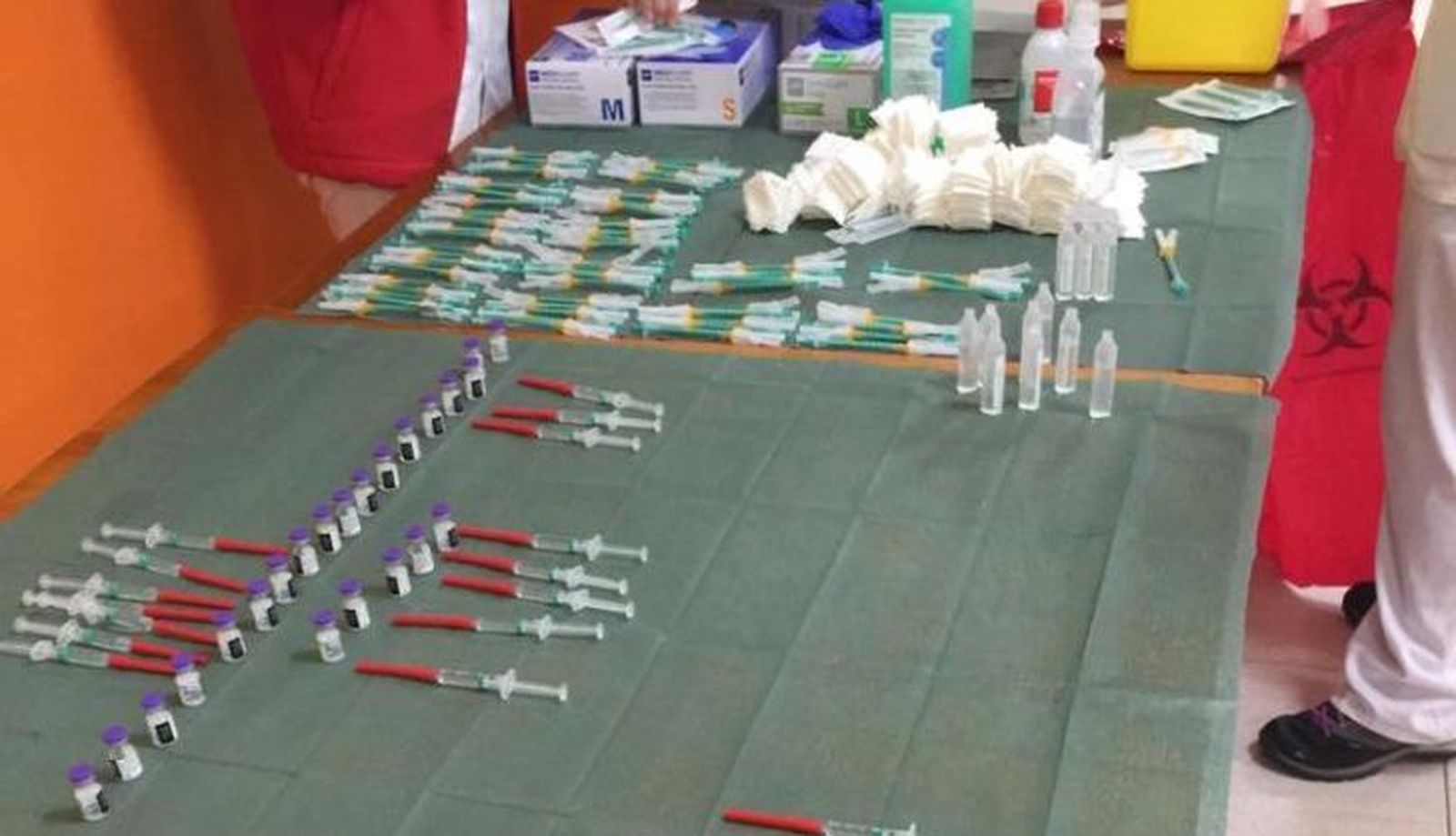 Vacunación en la residencia Mamá Margarita de Béjar