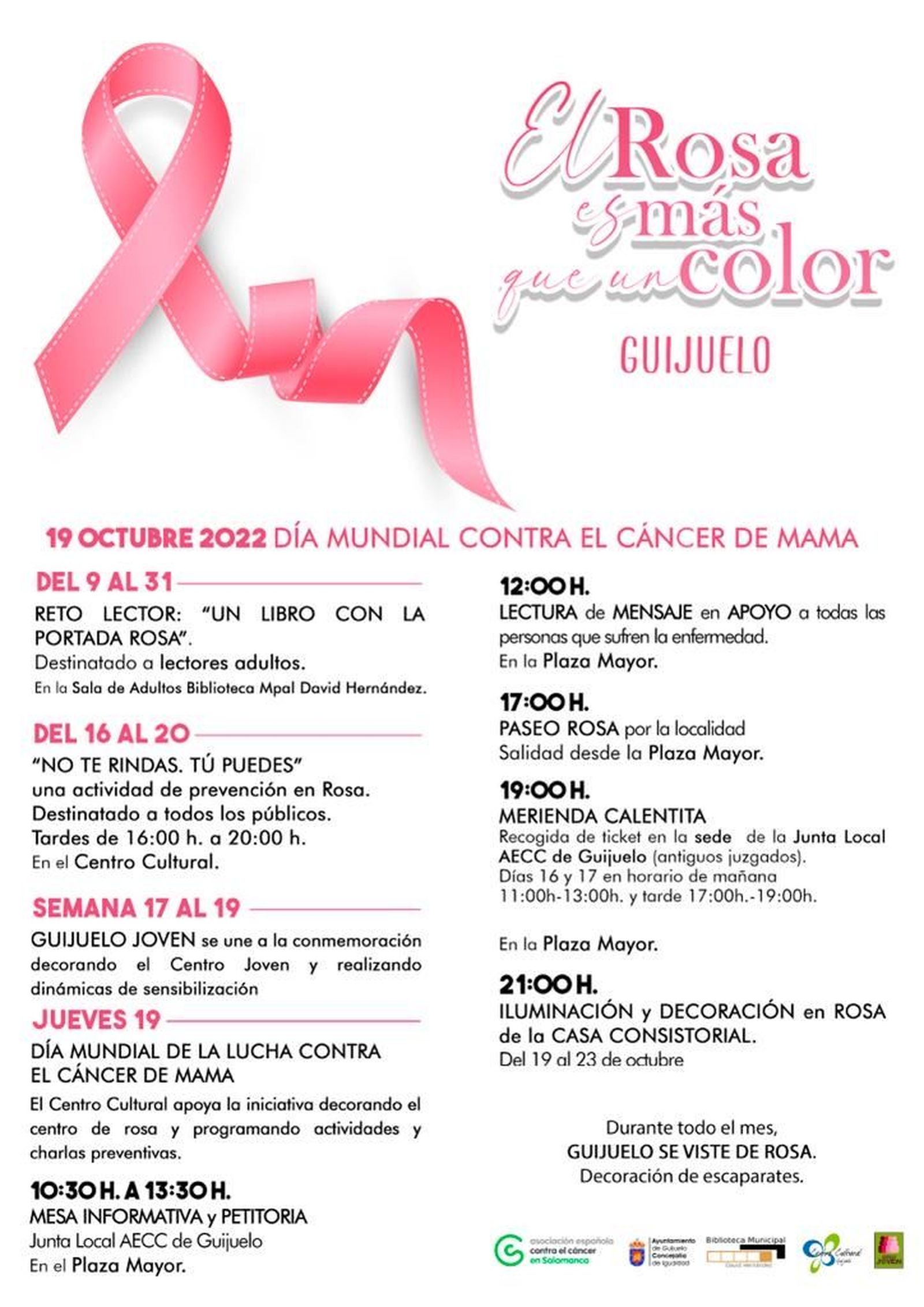 Programa 19 octubre en Guijuelo