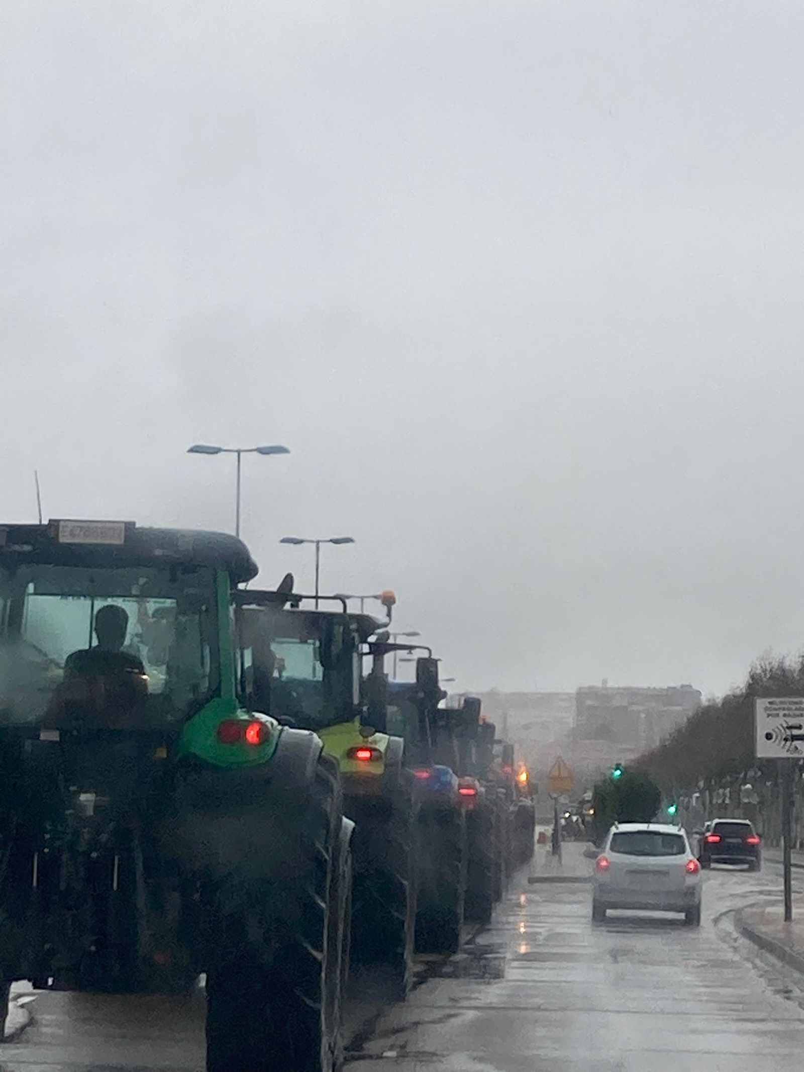 En imágenes la marcha con tractores y vehículos de campo en Salamanca en protesta contra Mercosur