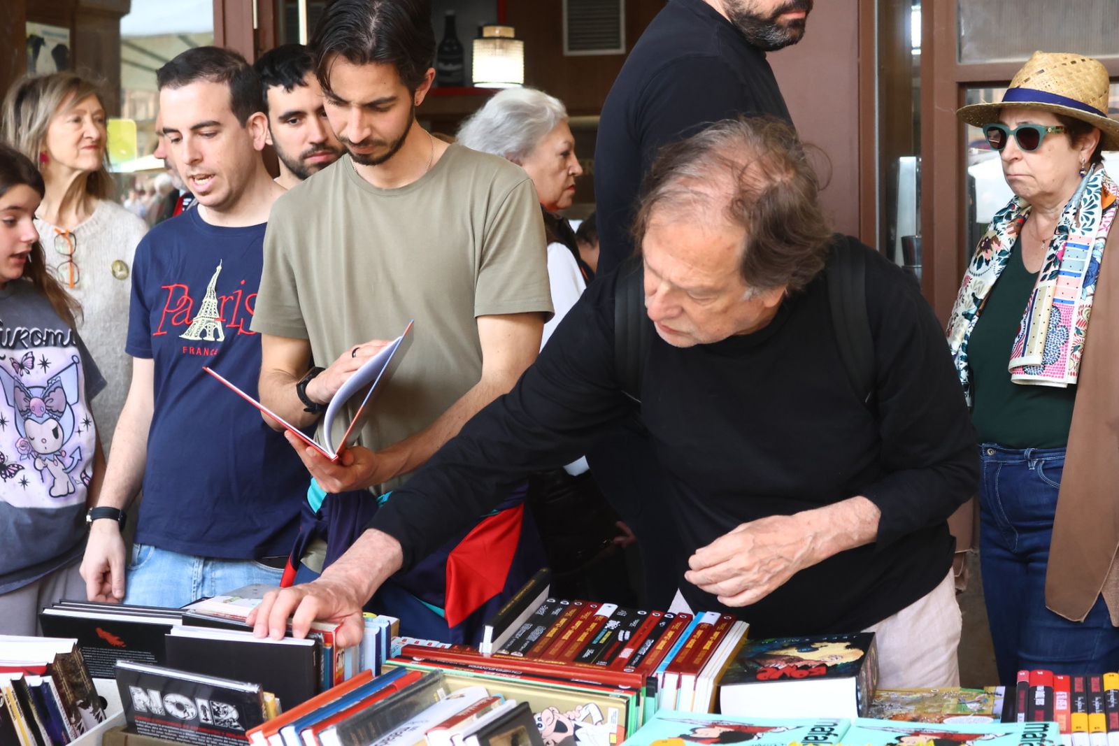 Día del Libro en la Plaza Mayor de Salamanca