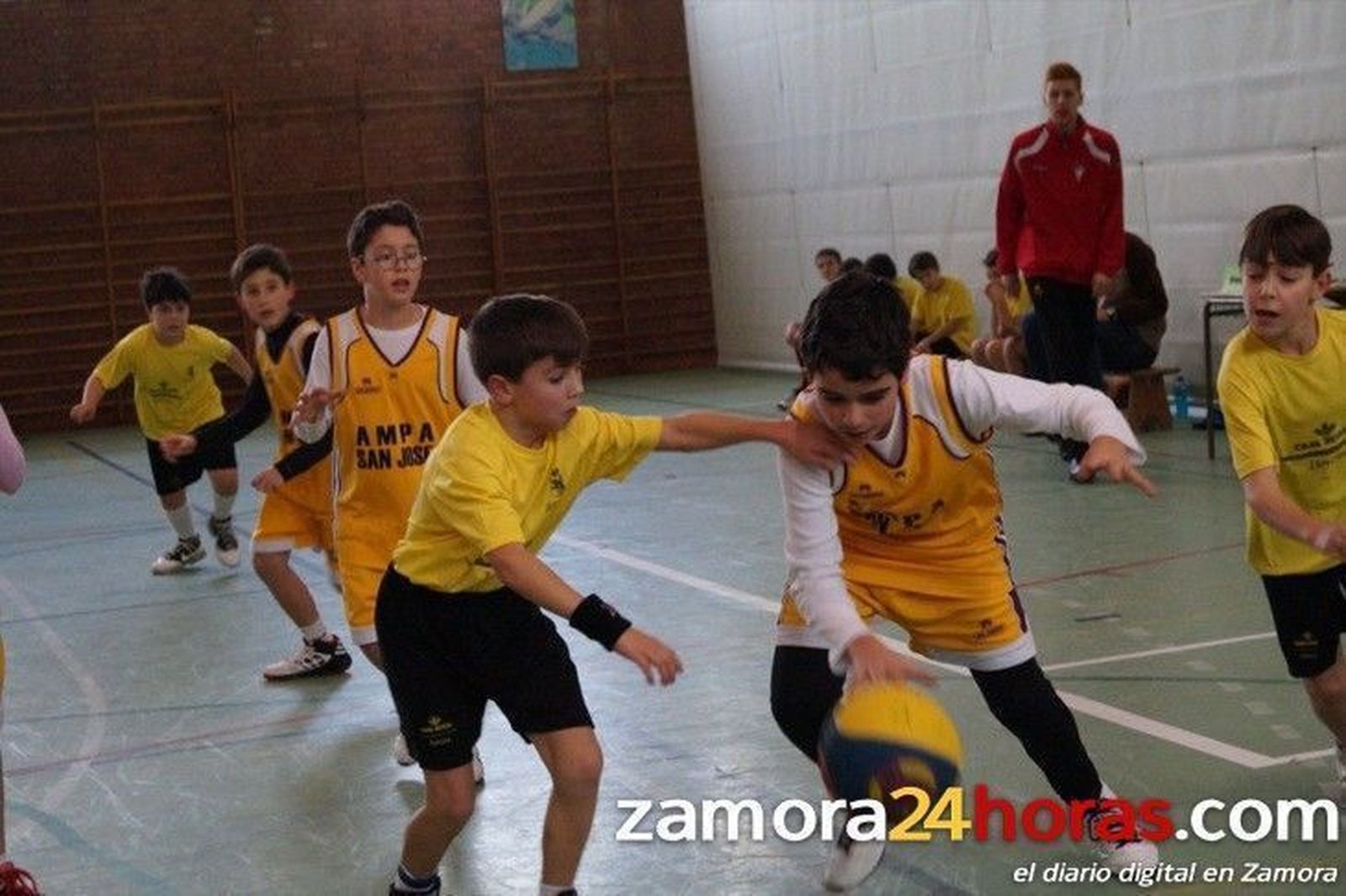 La selección zamorana masculina de minibasket mide su nivel en Béjar