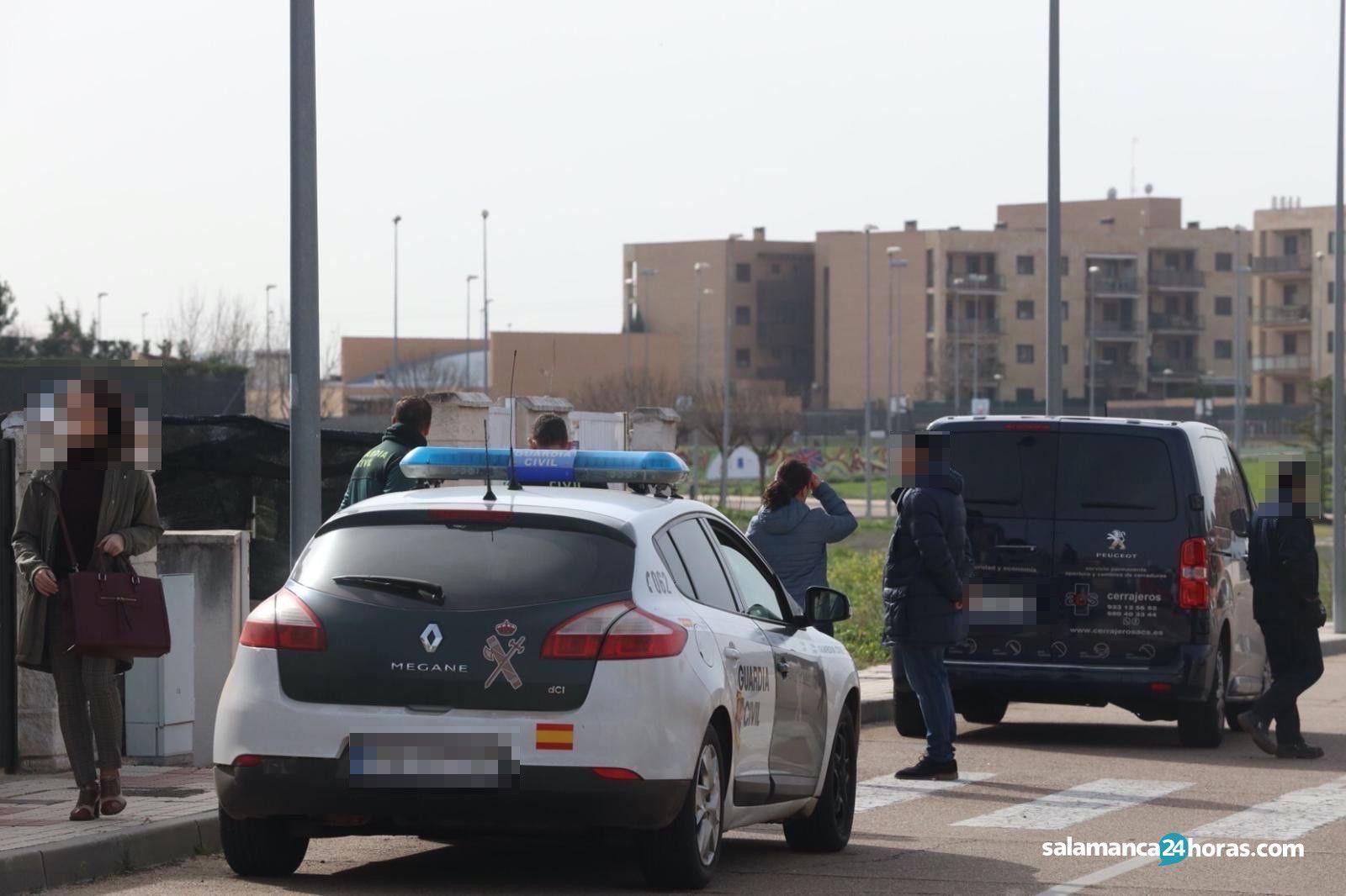 Desalojo de okupas en Salamanca, en una imagen de archivo