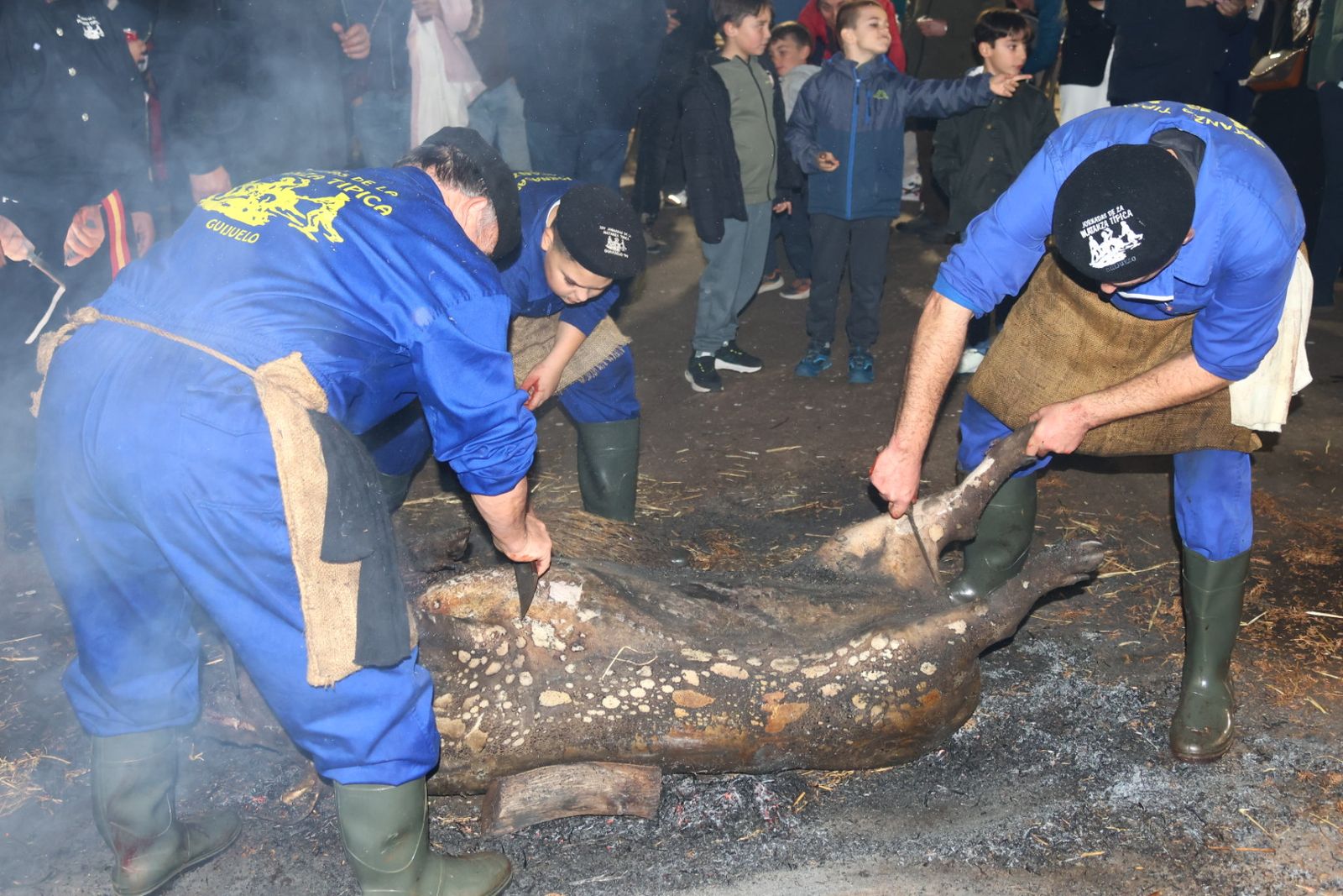 Matanza nocturna de Guijuelo dedicada a la hostelería