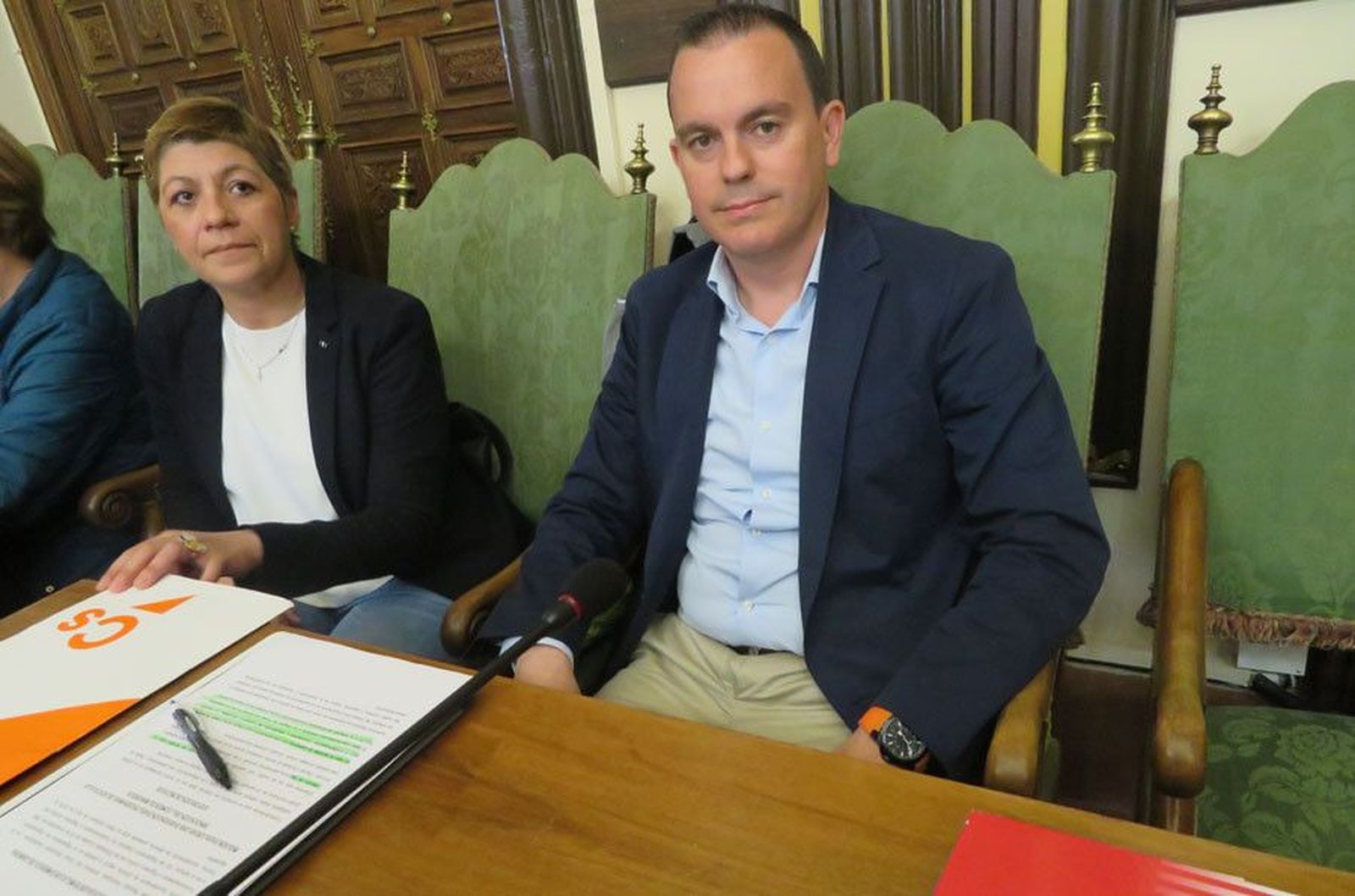 Ciudadanos Zamora concejales en pleno Ayuntamiento (26 04 2018)