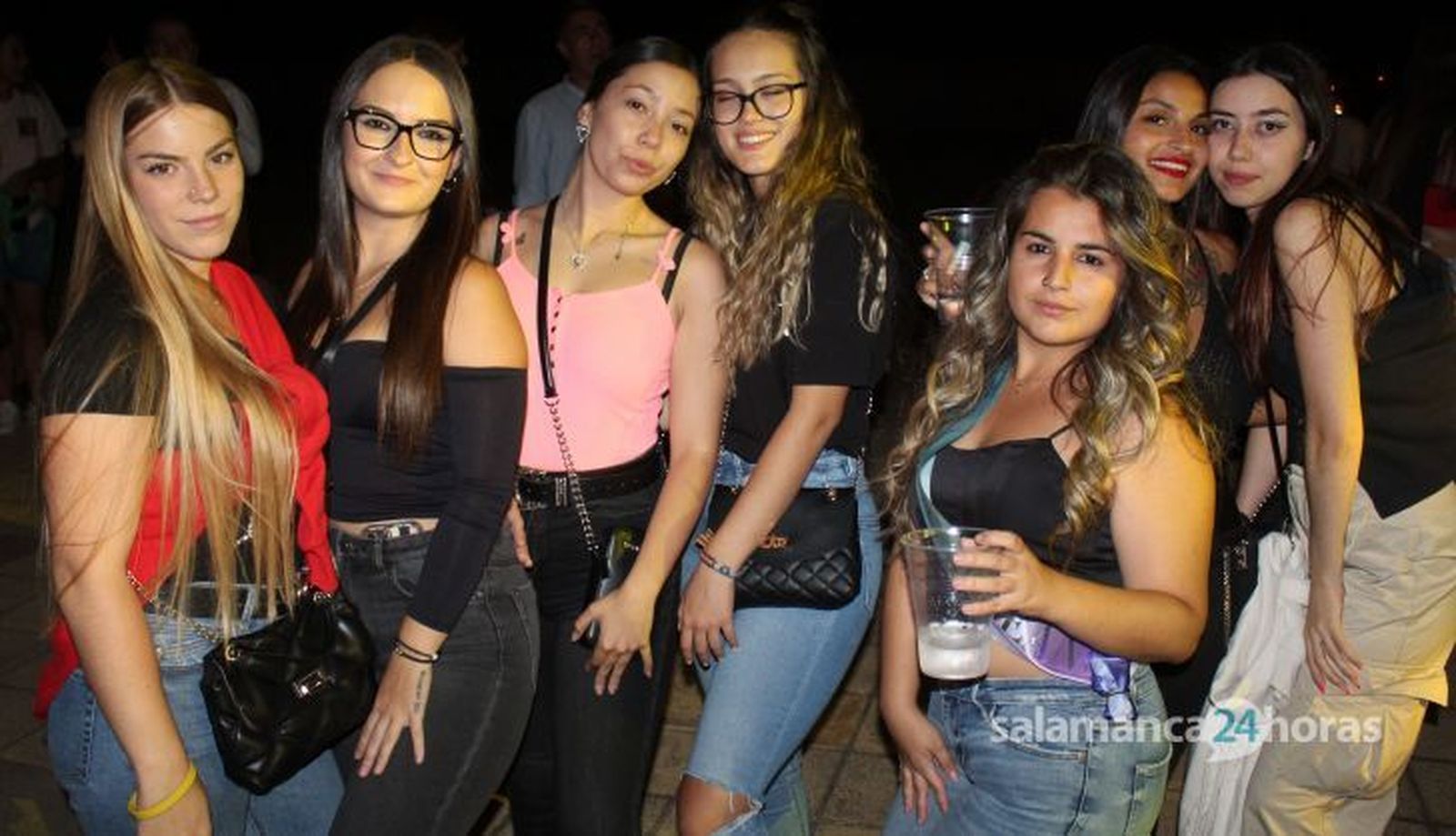 'Salamanca de noche' desde Doñinos, sábado, 5 de agosto de 2023. Fotos S24H