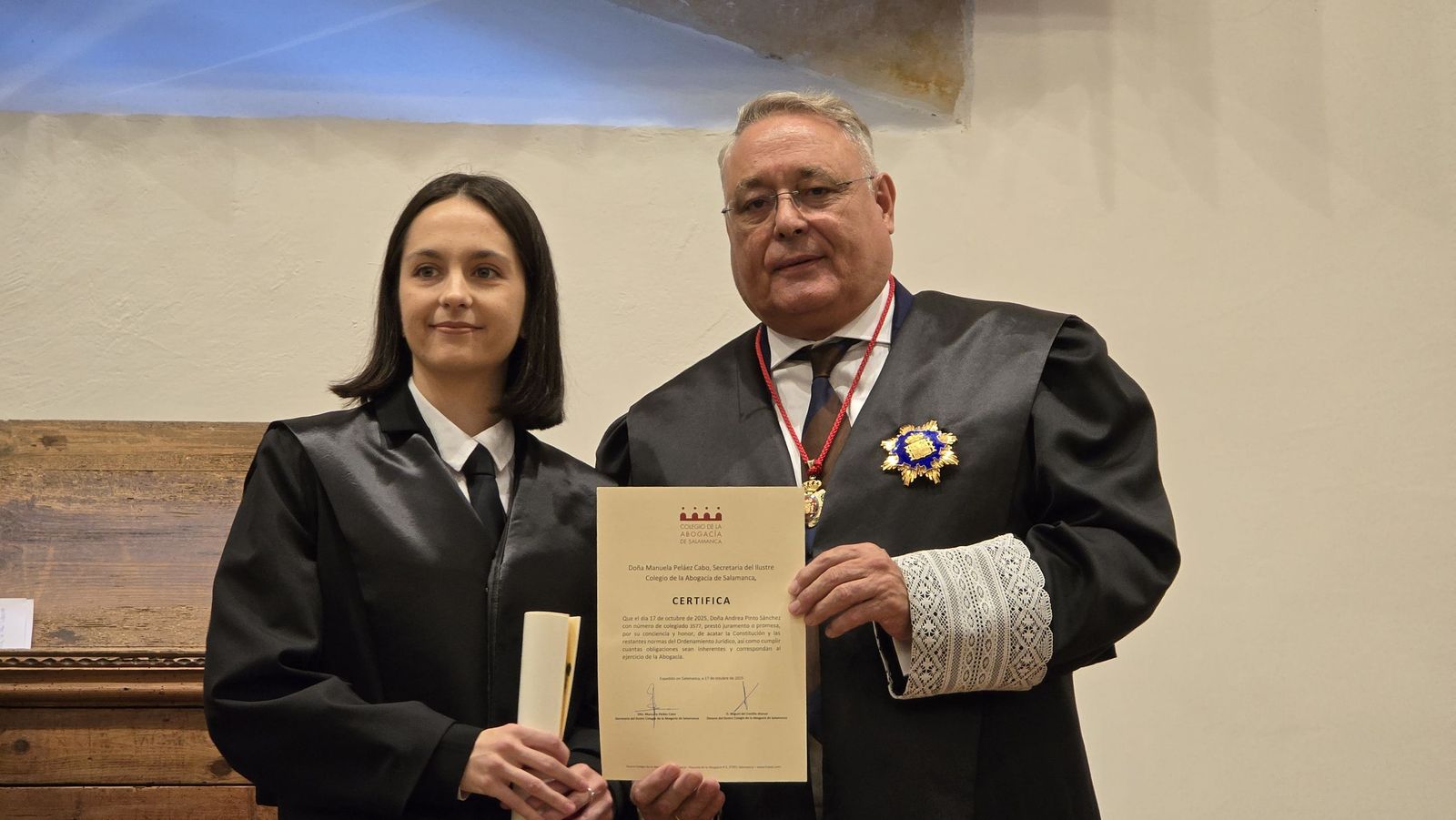 Prestan Juramento o Promesa los nuevos letrados incorporados en 2025