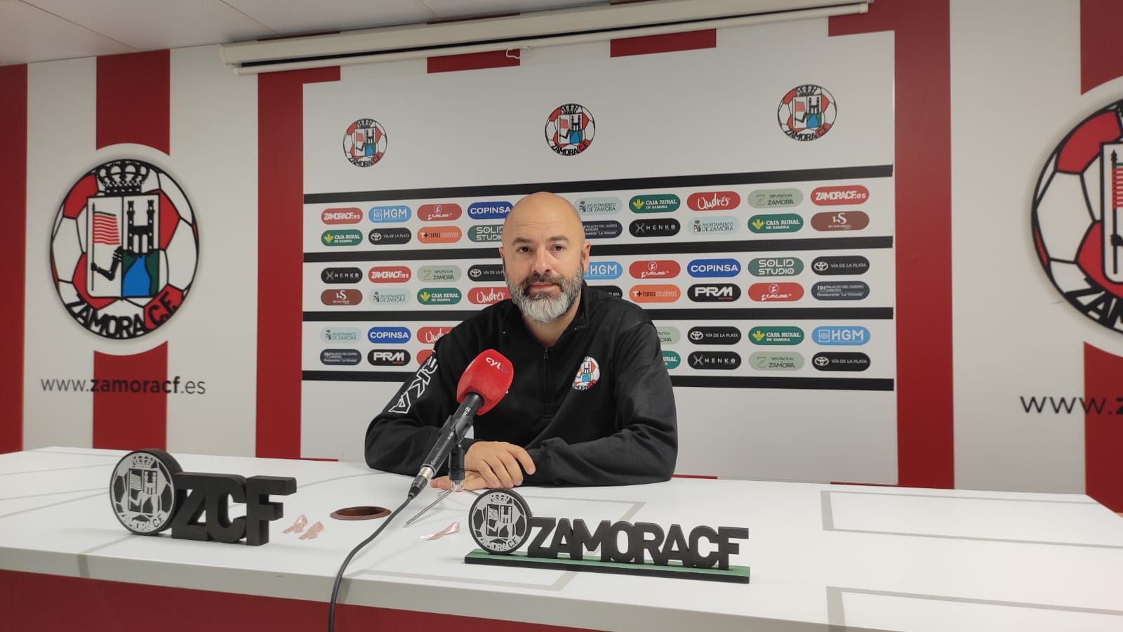 David Movilla, entrenador del Zamora CF.