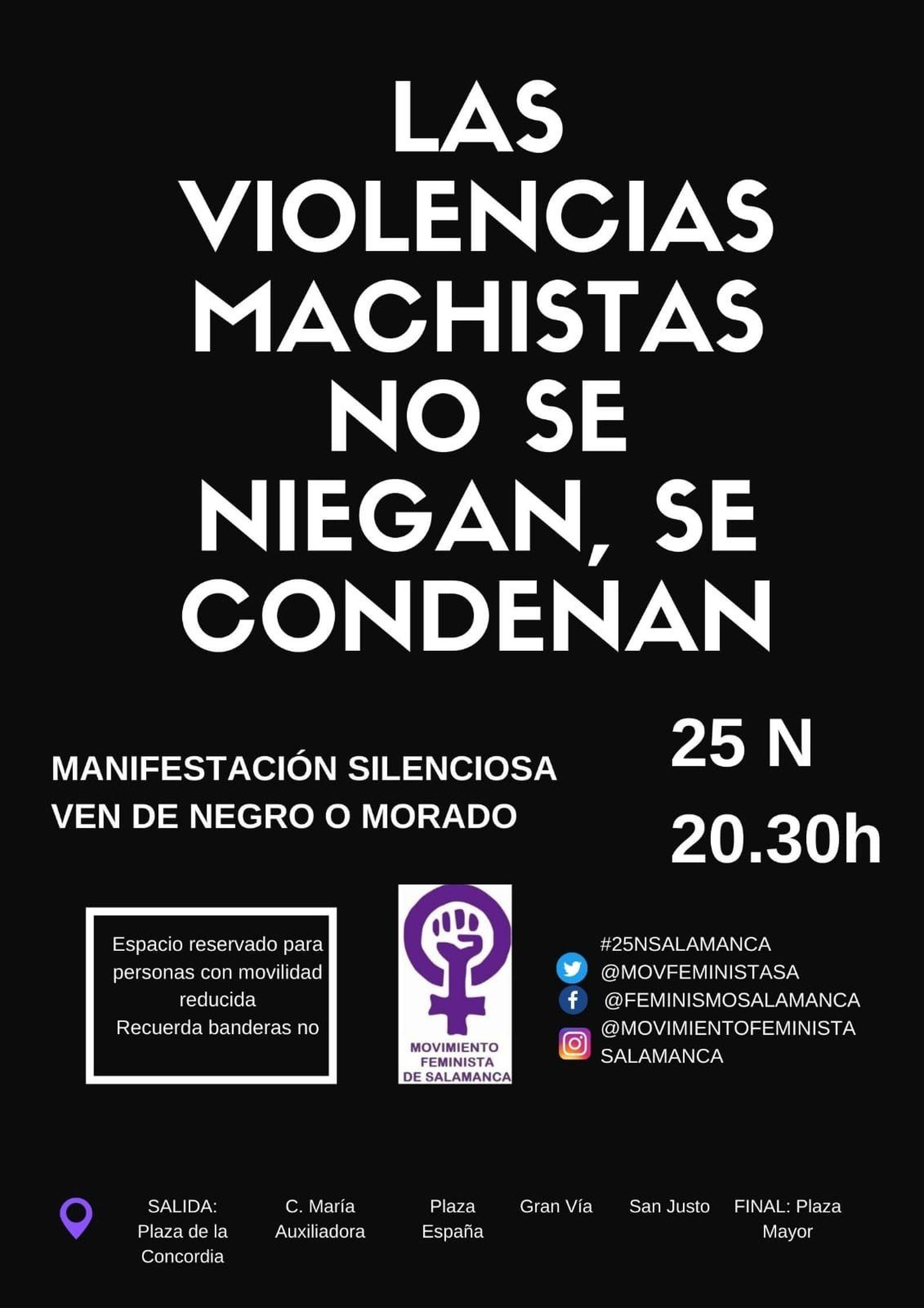 Cartel de la marcha