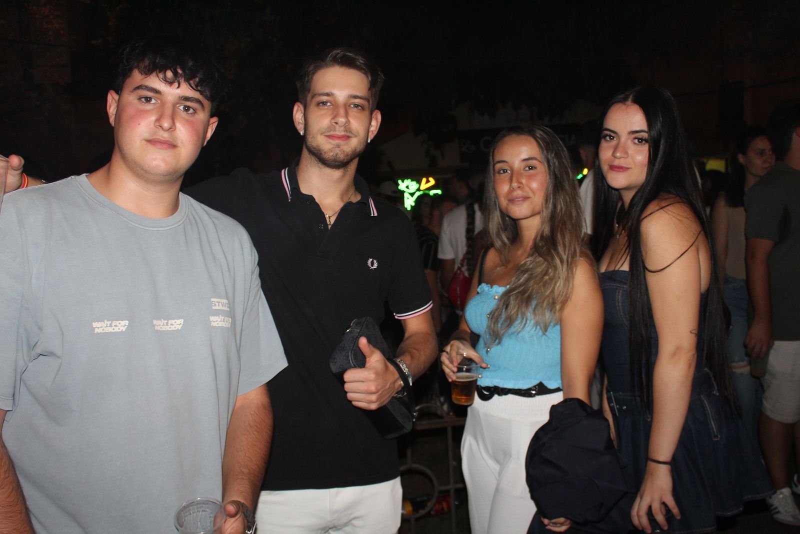 Ambiente en la Feria de Día en la tarde de este sábado