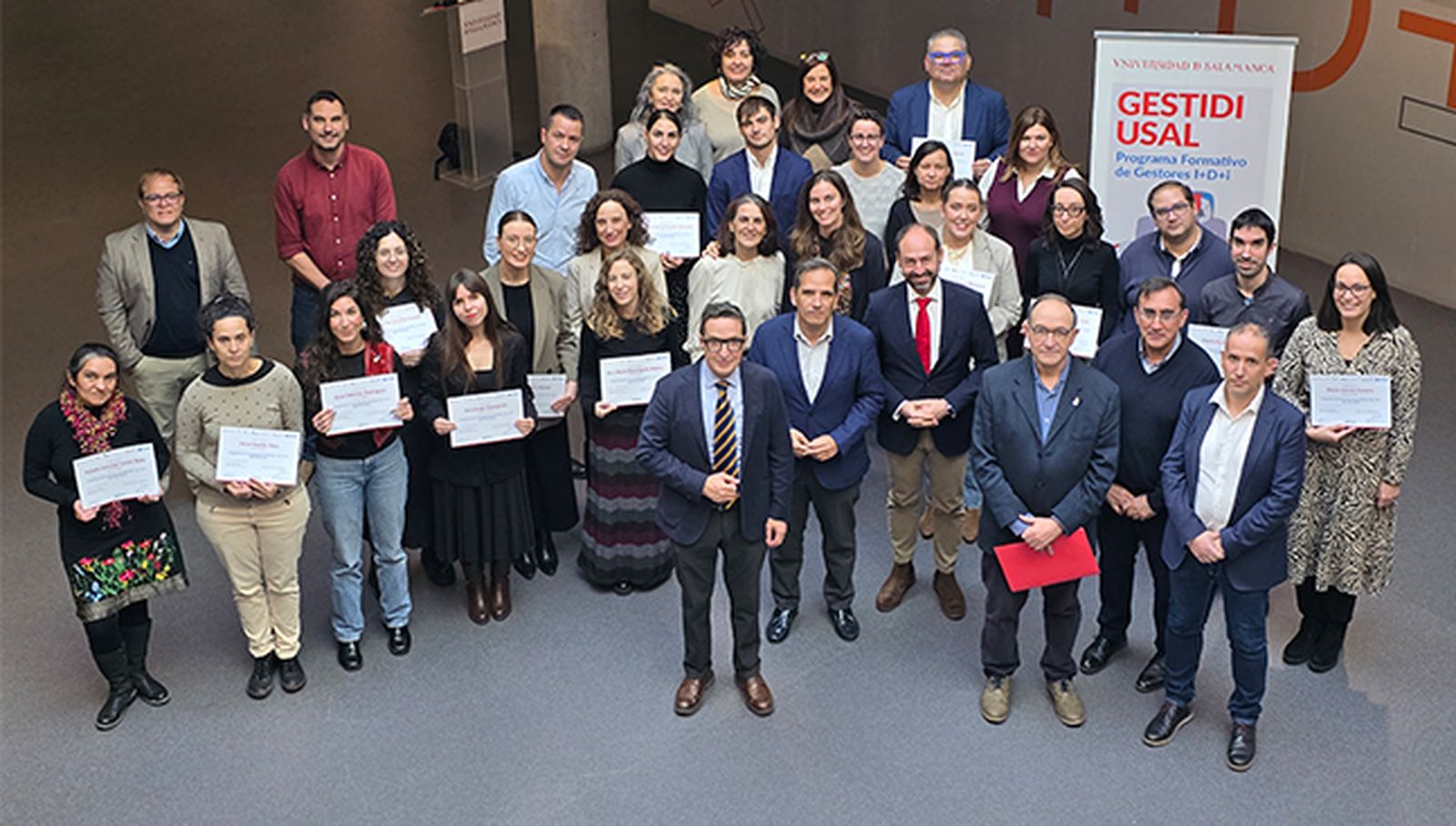 La Universidad de Salamanca gradúa a 26 especialistas en gestión de la I+D+i a través del Programa GESTIDI-USAL