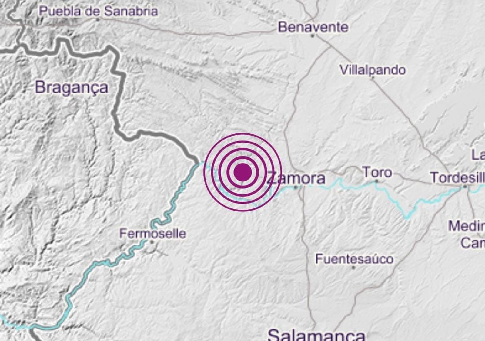 Imagen del epicentro