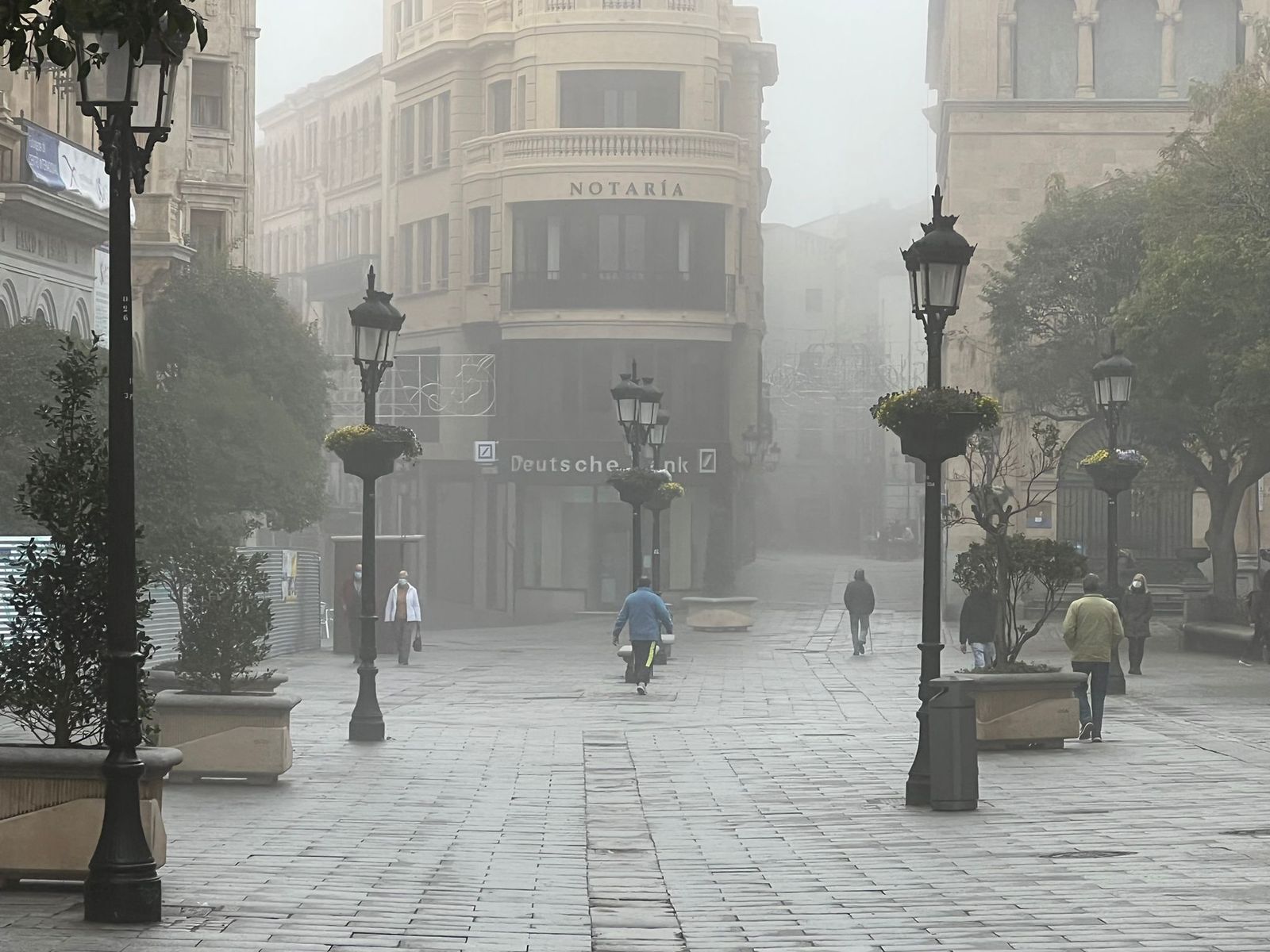 Niebla en Salamanca. Foto Andrea M