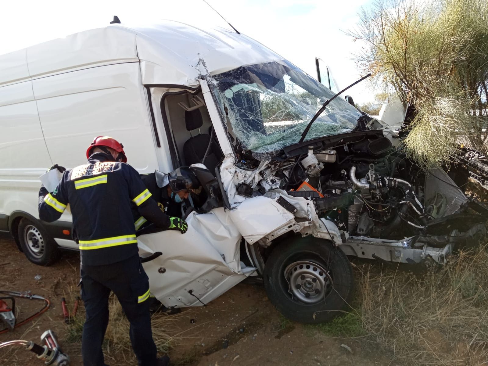Accidente furgoneta a52 (1)