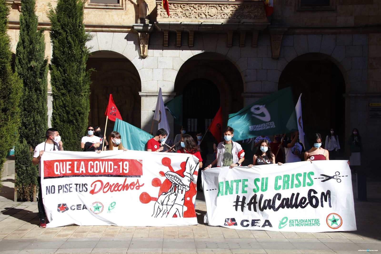 Los sindicatos estudiantiles convocan una movilización este jueves para protestar por la "precarización" de las prácticas