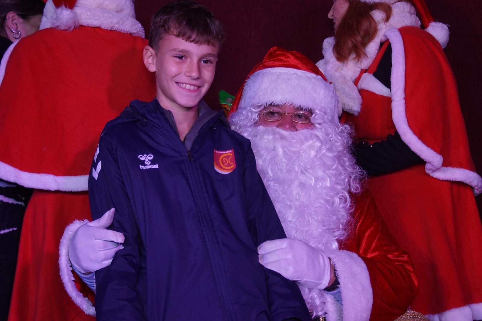 El Encinar recibe la visita de Papa Noel